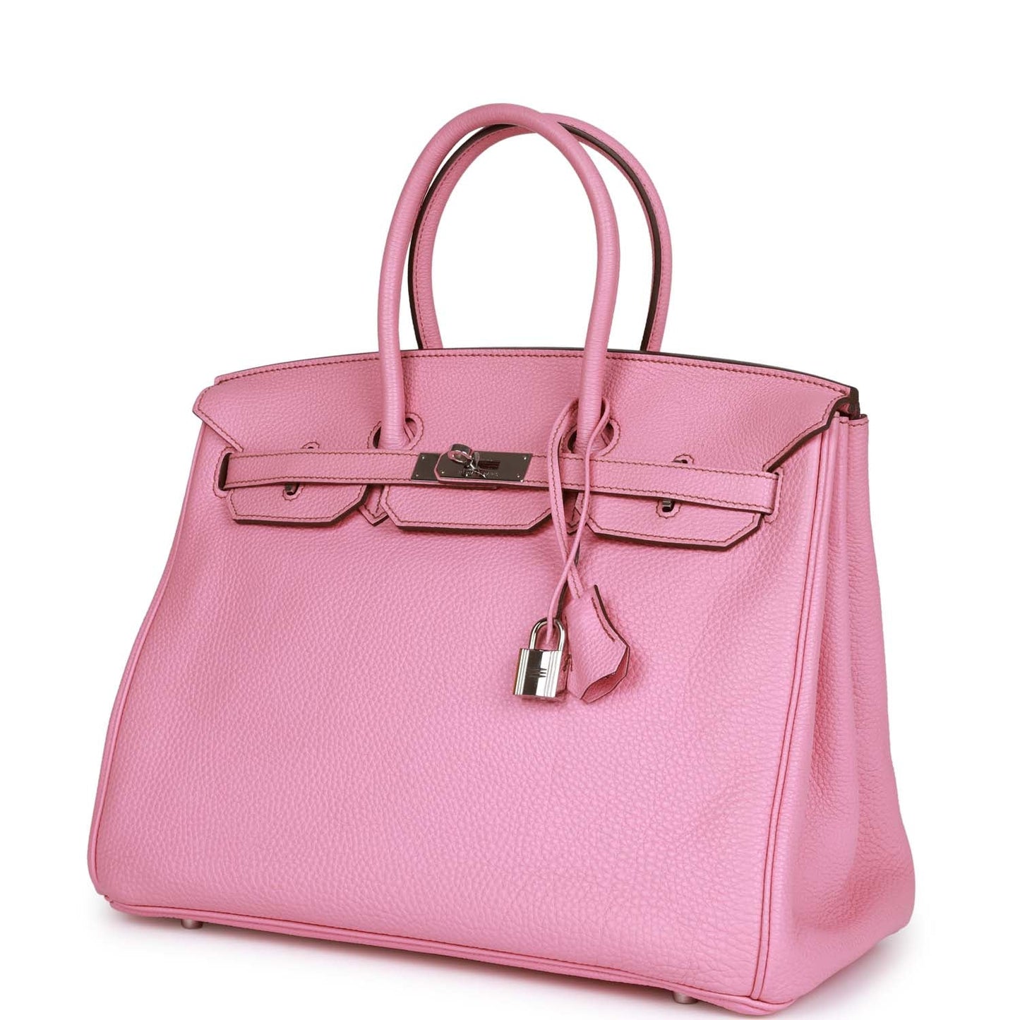 Top Quality Luxury Hermes Birkin 35 Bubblegum Togo Palladium Hardware