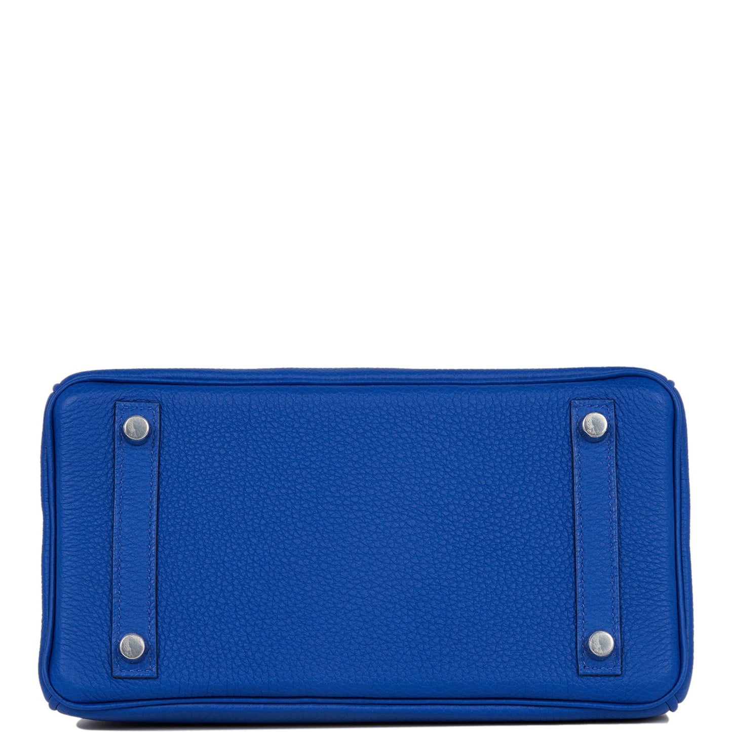 Luxury Hermes Birkin 25 Bleu Royal Verso Togo Palladium Hardware