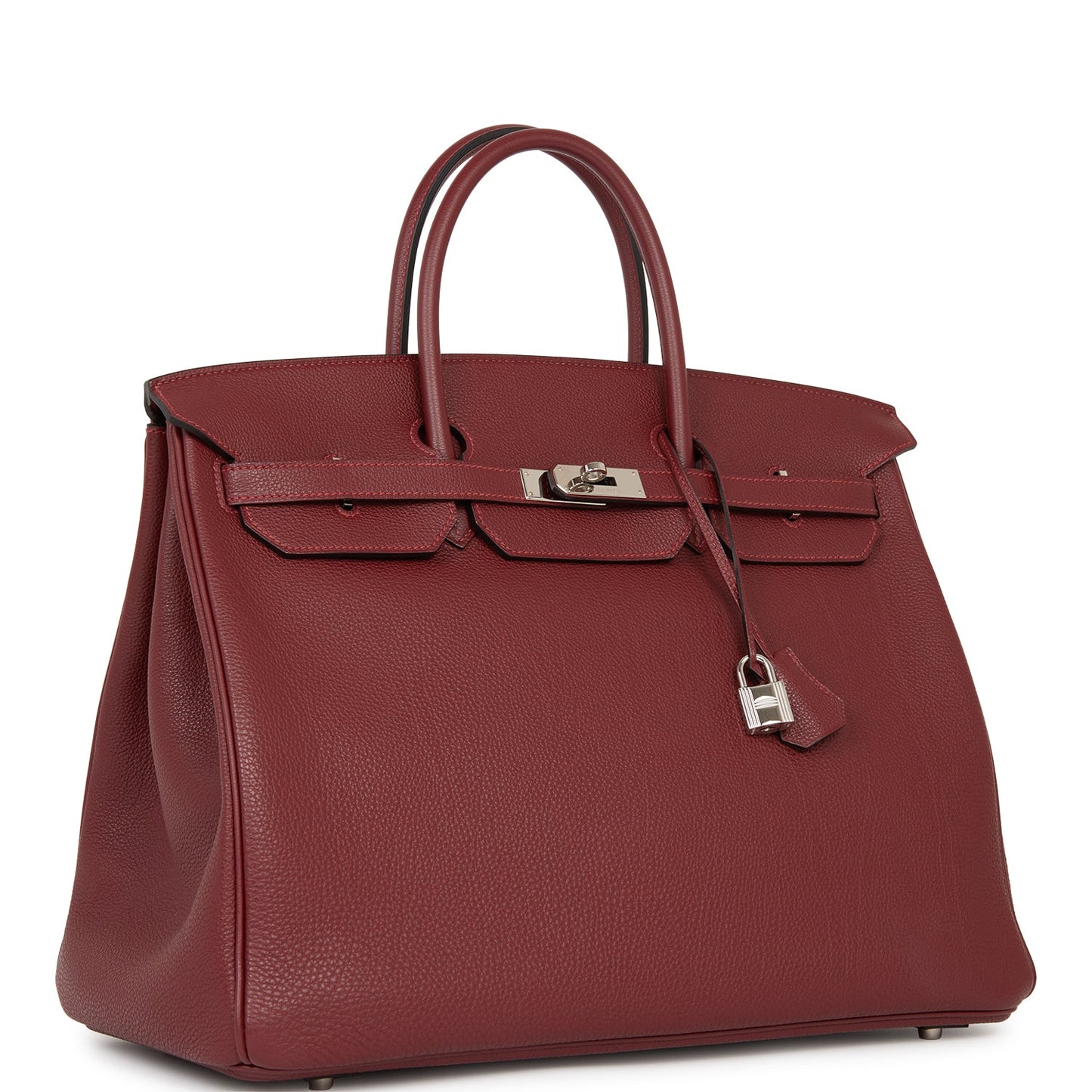 Luxury Hermes Birkin 40 Rouge H Togo Palladium Hardware