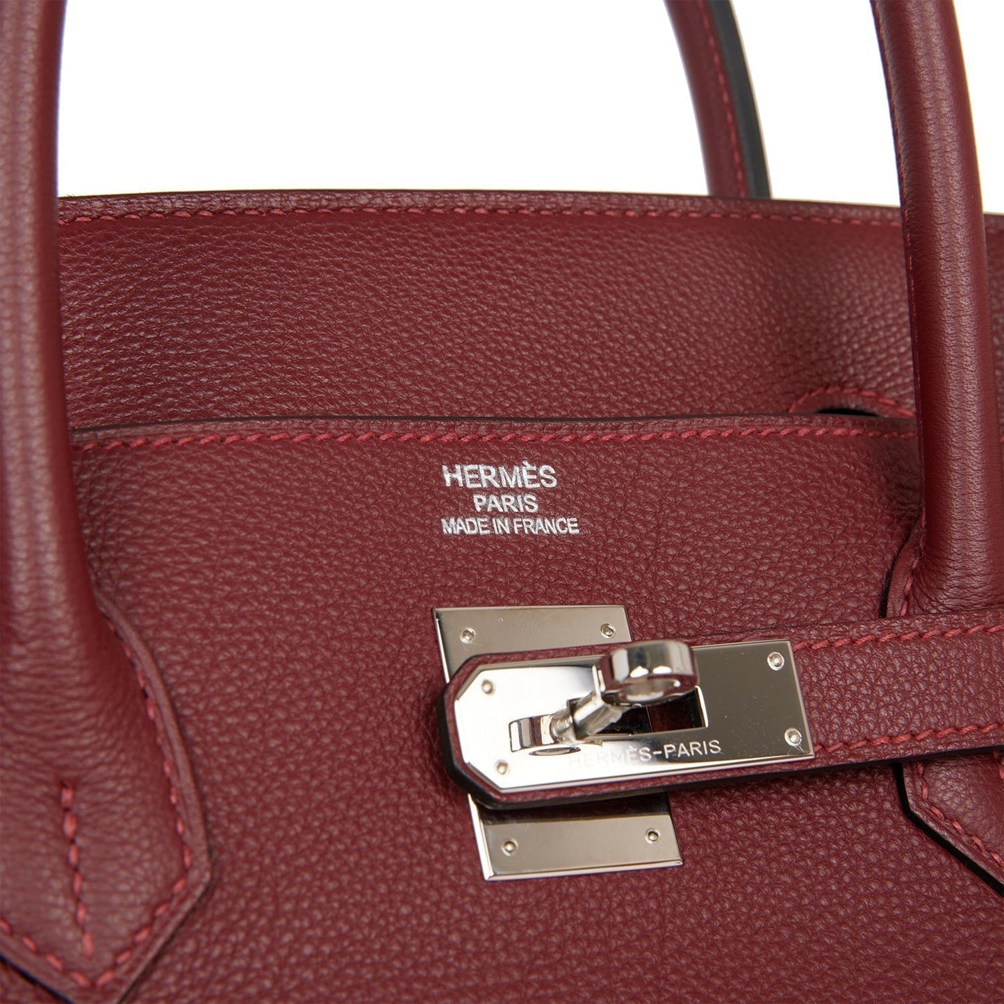 Luxury Hermes Birkin 40 Rouge H Togo Palladium Hardware