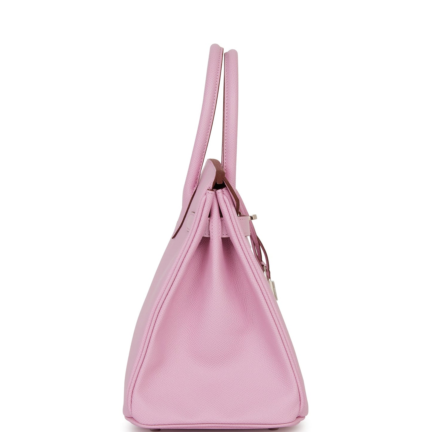 Luxury Hermes Birkin 30 Mauve Sylvestre Epsom Palladium Hardware