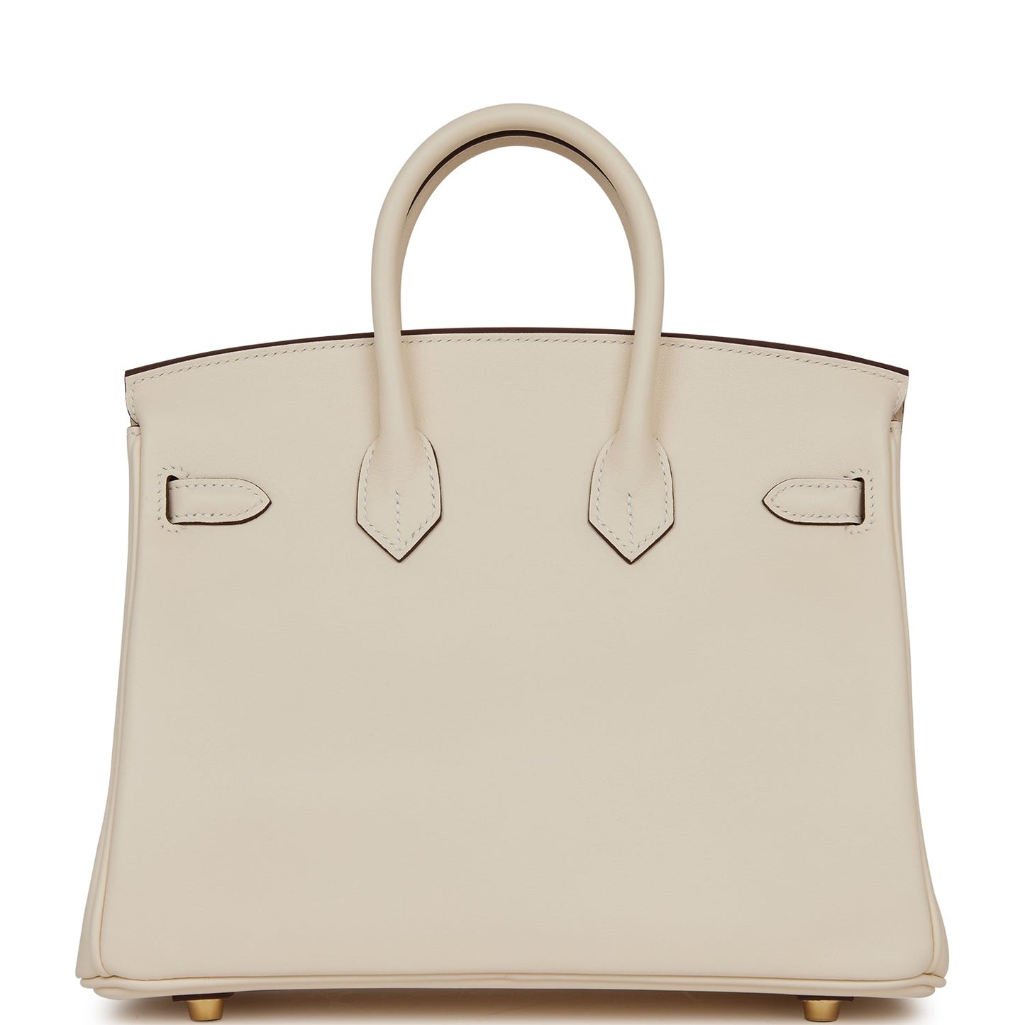 Luxury Hermes Birkin 25 Nata Swift Gold Hardware