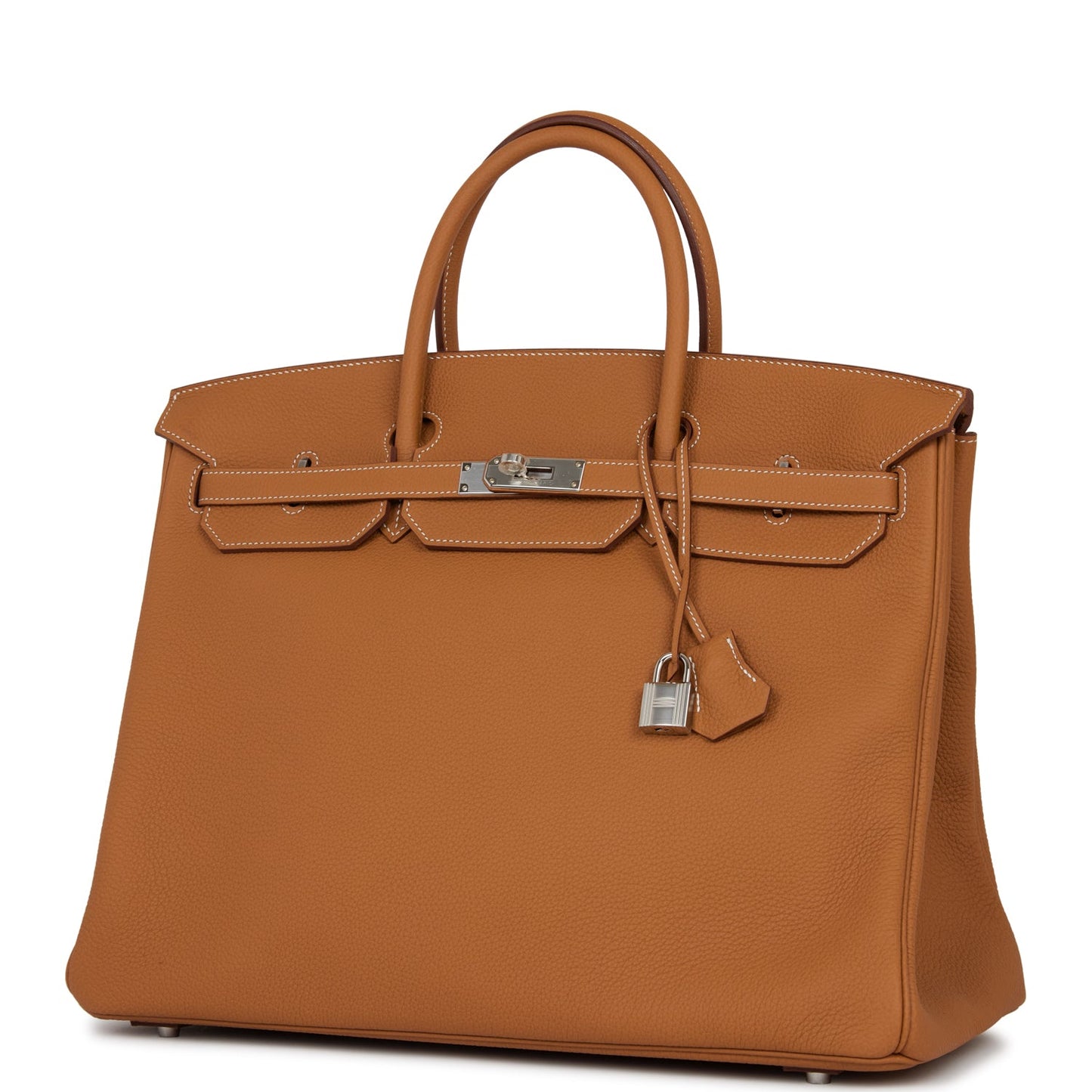 Luxury Hermes Birkin 40 Gold Togo Palladium Hardware
