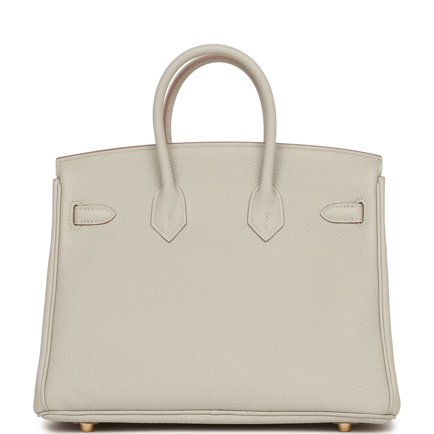 Luxury Hermes Birkin 25 Gris Perle Togo Gold Hardware