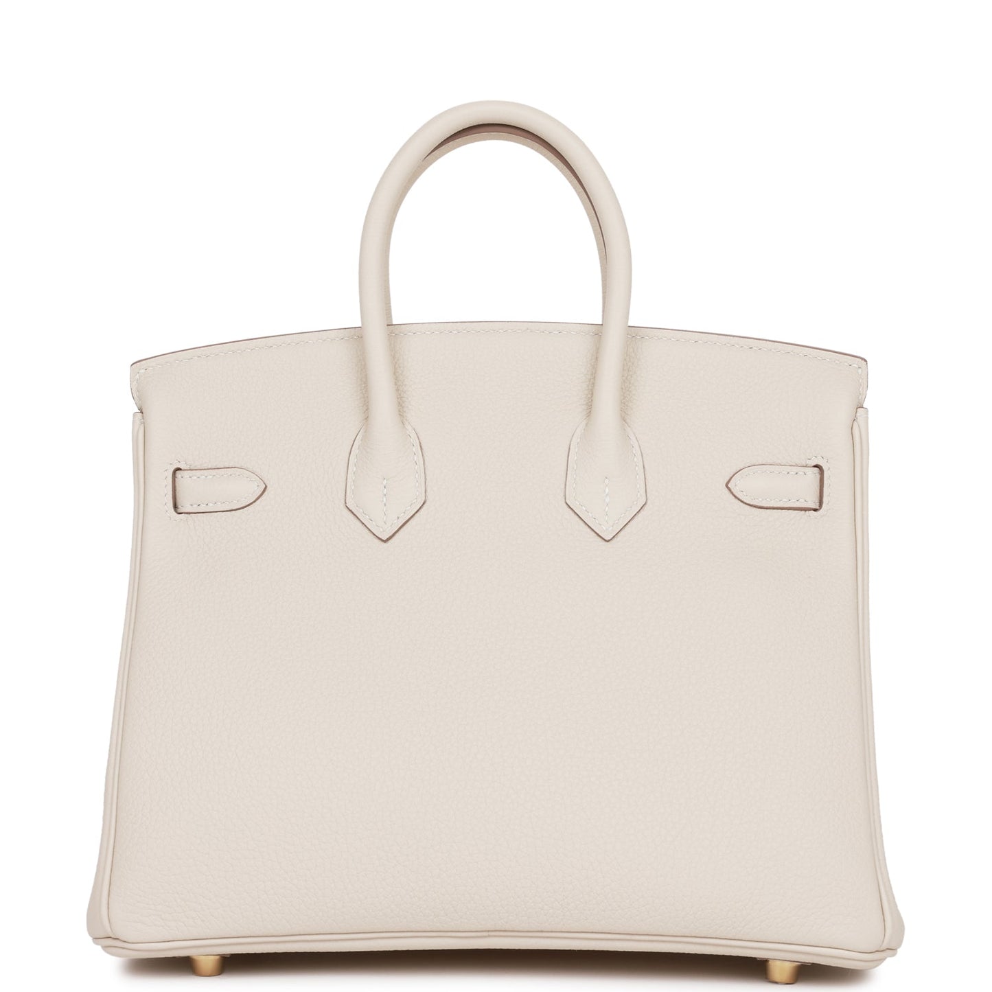 Luxury Hermes Birkin 25 Craie Togo Gold Hardware