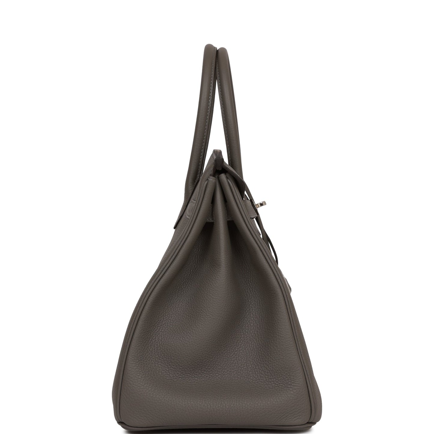 Luxury Hermes Birkin 35 Gris Meyer Togo Palladium Hardware