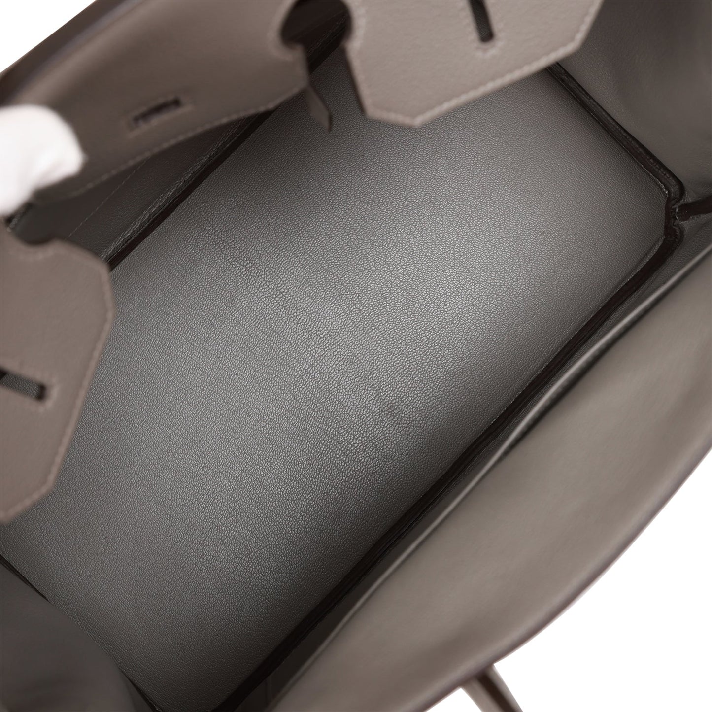 Luxury Hermes Birkin 35 Gris Meyer Togo Palladium Hardware