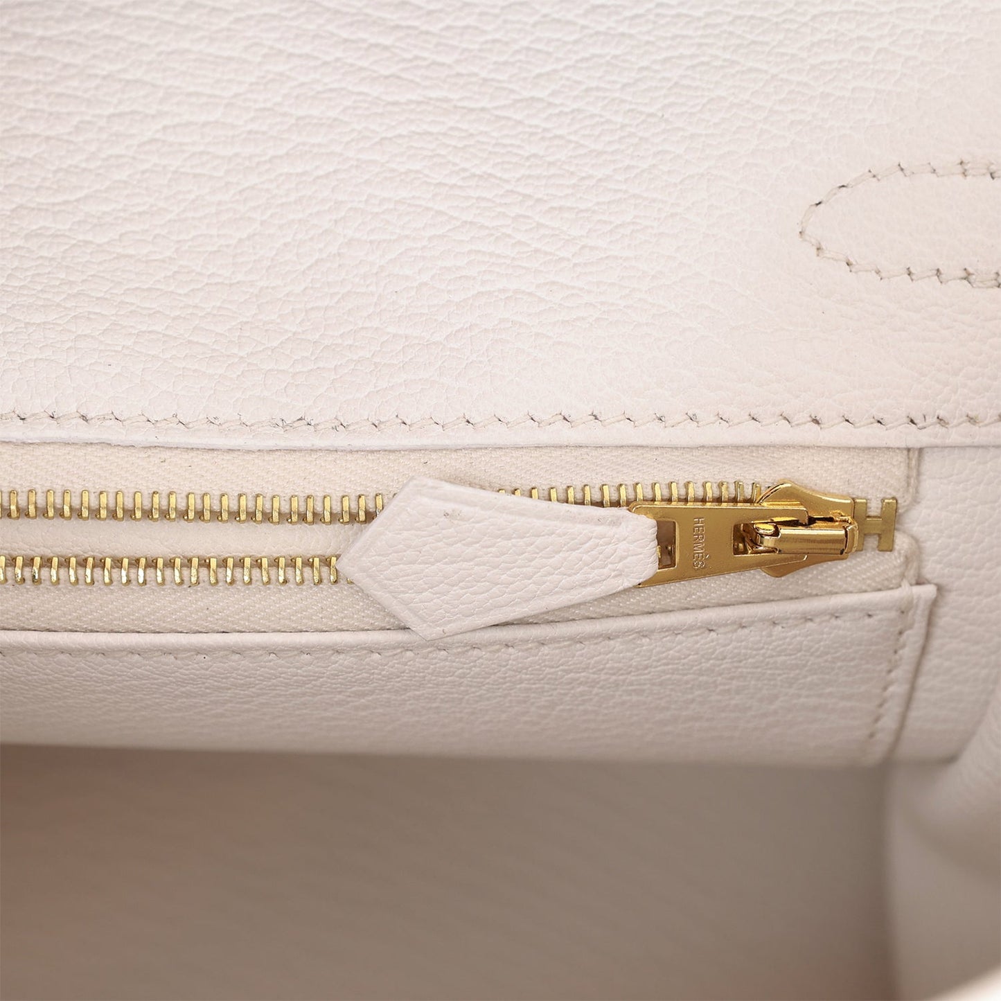 Luxury Hermes Special Order (HSS) Birkin 25 Black and White Clemence Gold Hardware