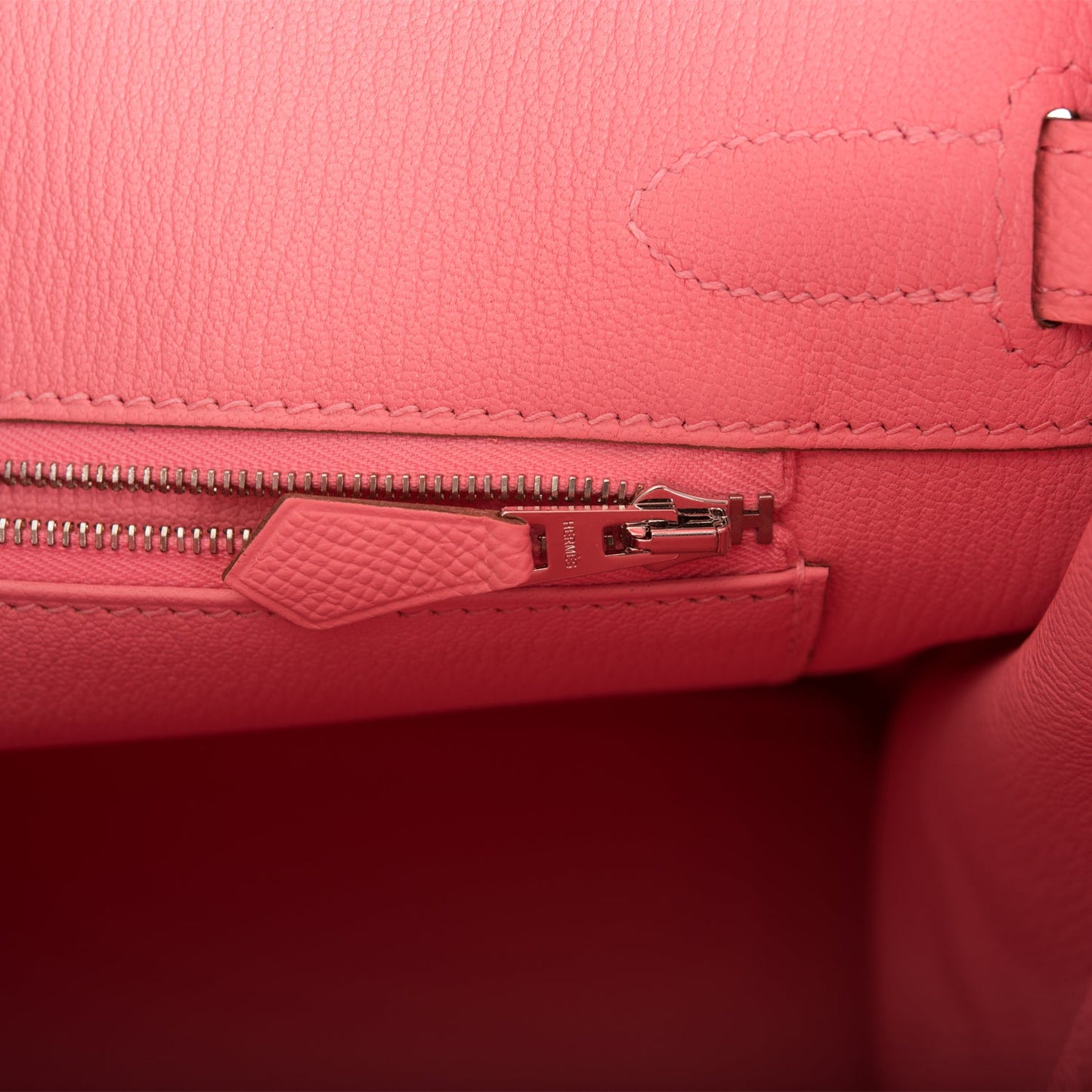 Luxury Hermes Birkin 30 Rose Confetti Epsom Palladium Hardware