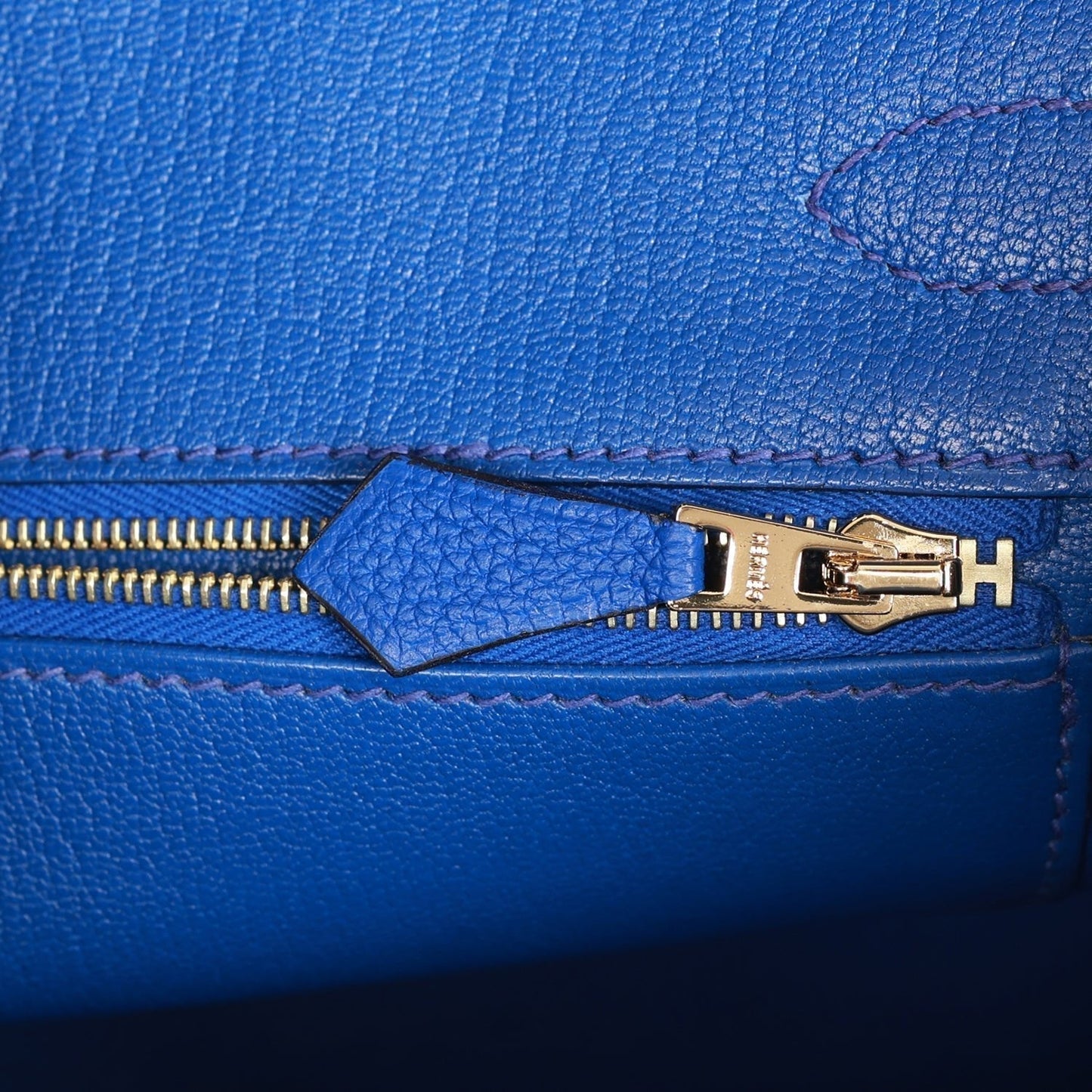 Luxury Hermes Birkin 30 Bleu Royal Togo Gold Hardware
