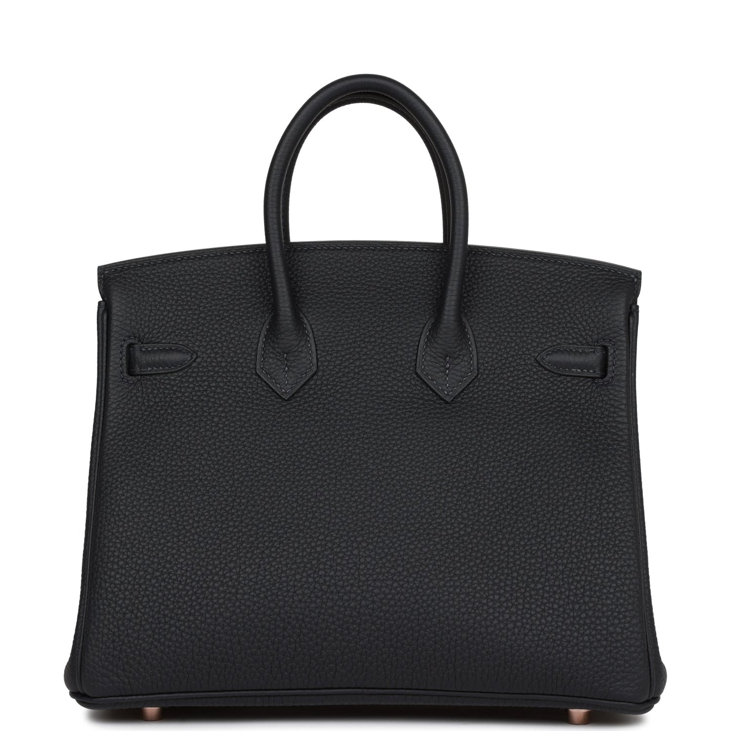 Luxury Hermes Birkin 25 Caban Togo Rose Gold Hardware