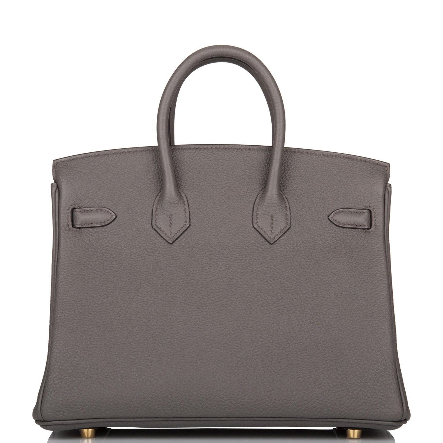 Luxury Hermes Birkin 25 Etain Togo Gold Hardware