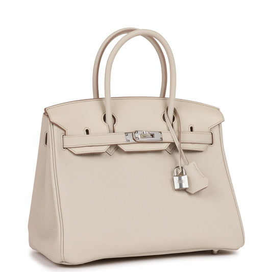 Luxury Hermes 3 En 1 Birkin 30 Beton Togo and Swift Palladium Hardware