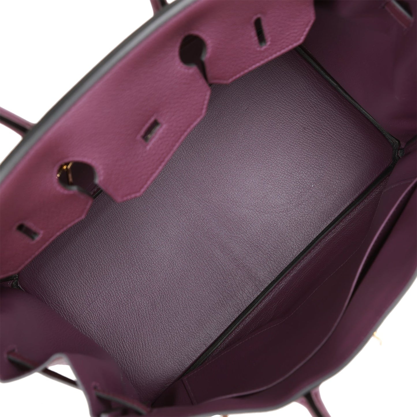 Luxury Hermes Birkin 35 Cassis Togo Gold Hardware