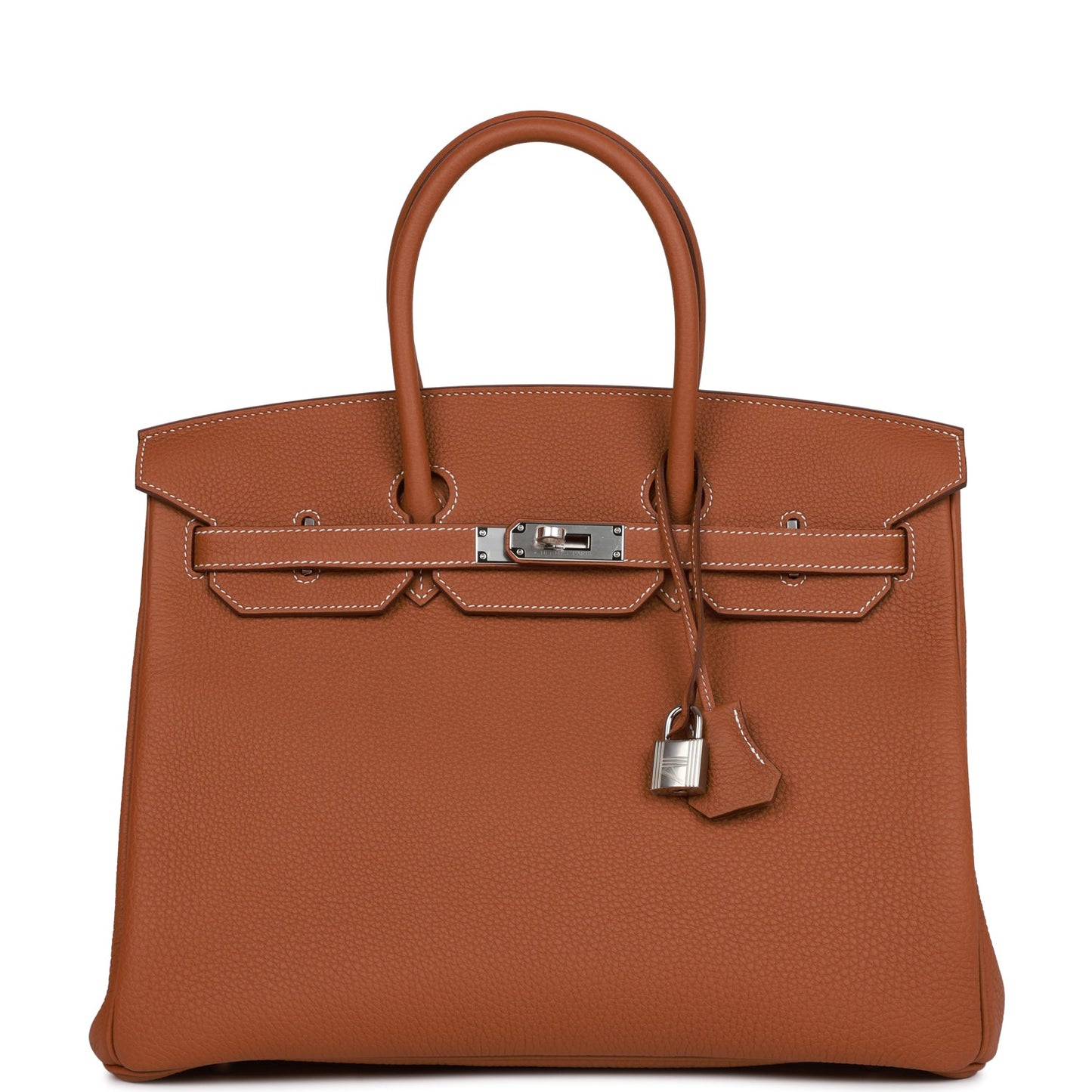 Luxury Hermes Birkin 35 Gold Togo Palladium Hardware