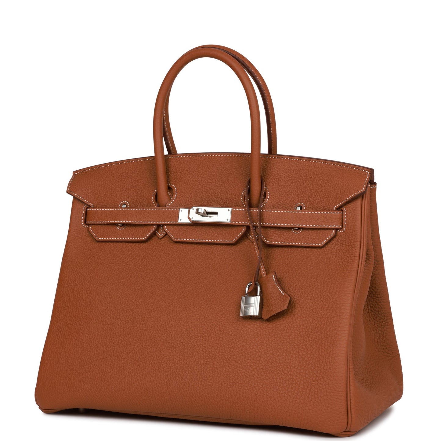 Luxury Hermes Birkin 35 Gold Togo Palladium Hardware