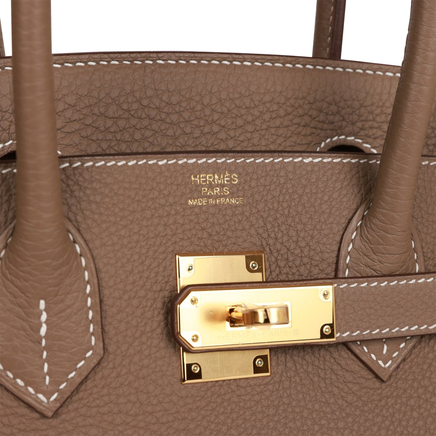 Luxury Hermes Birkin 30 Etoupe Togo Gold Hardware