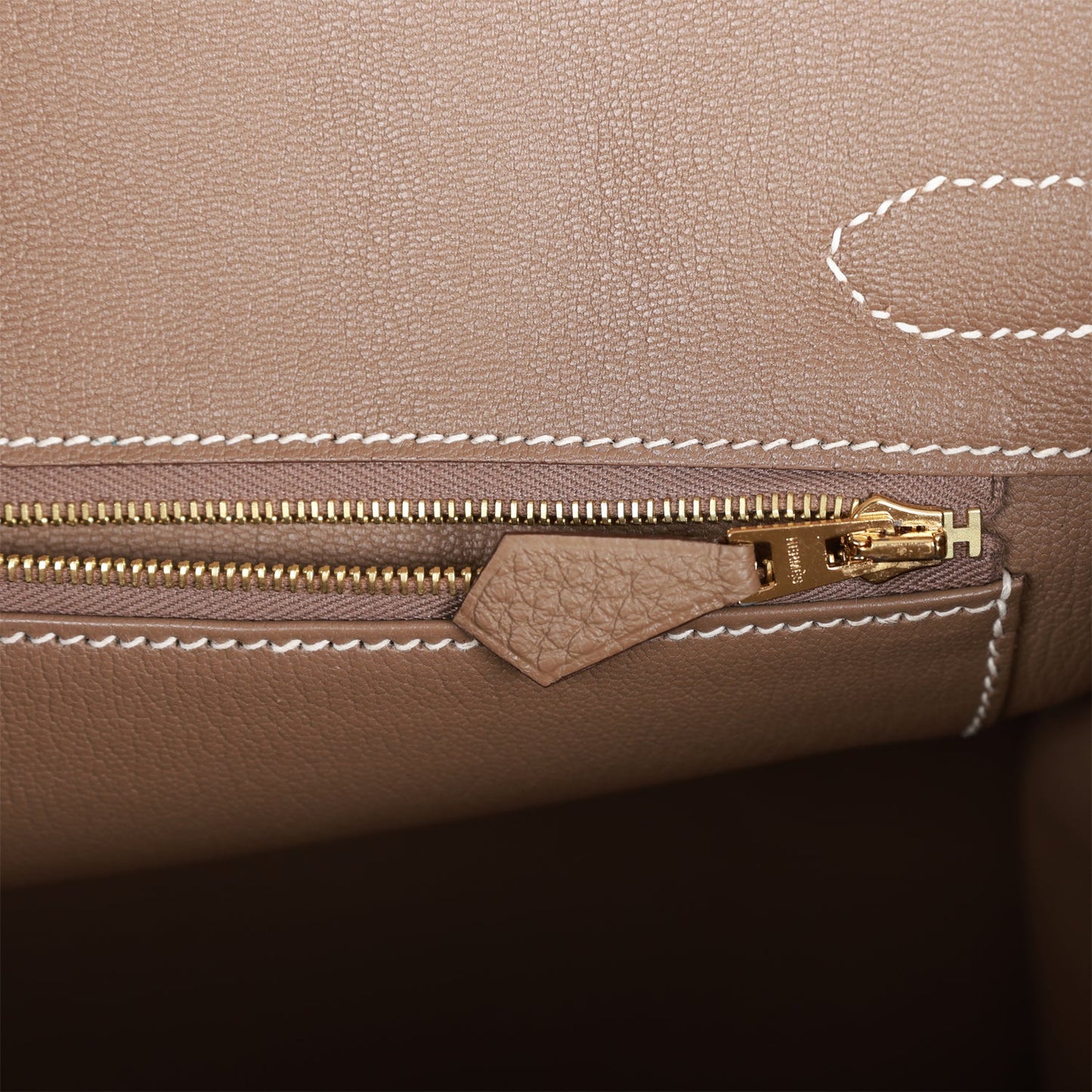 Luxury Hermes Birkin 30 Etoupe Togo Gold Hardware