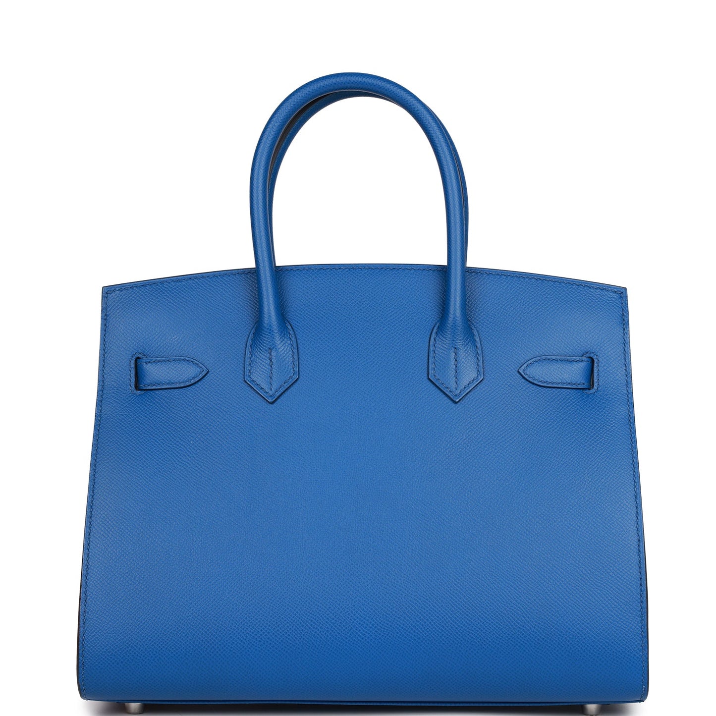 Luxury Hermes Birkin Sellier 30 Bleu France Epsom Palladium Hardware
