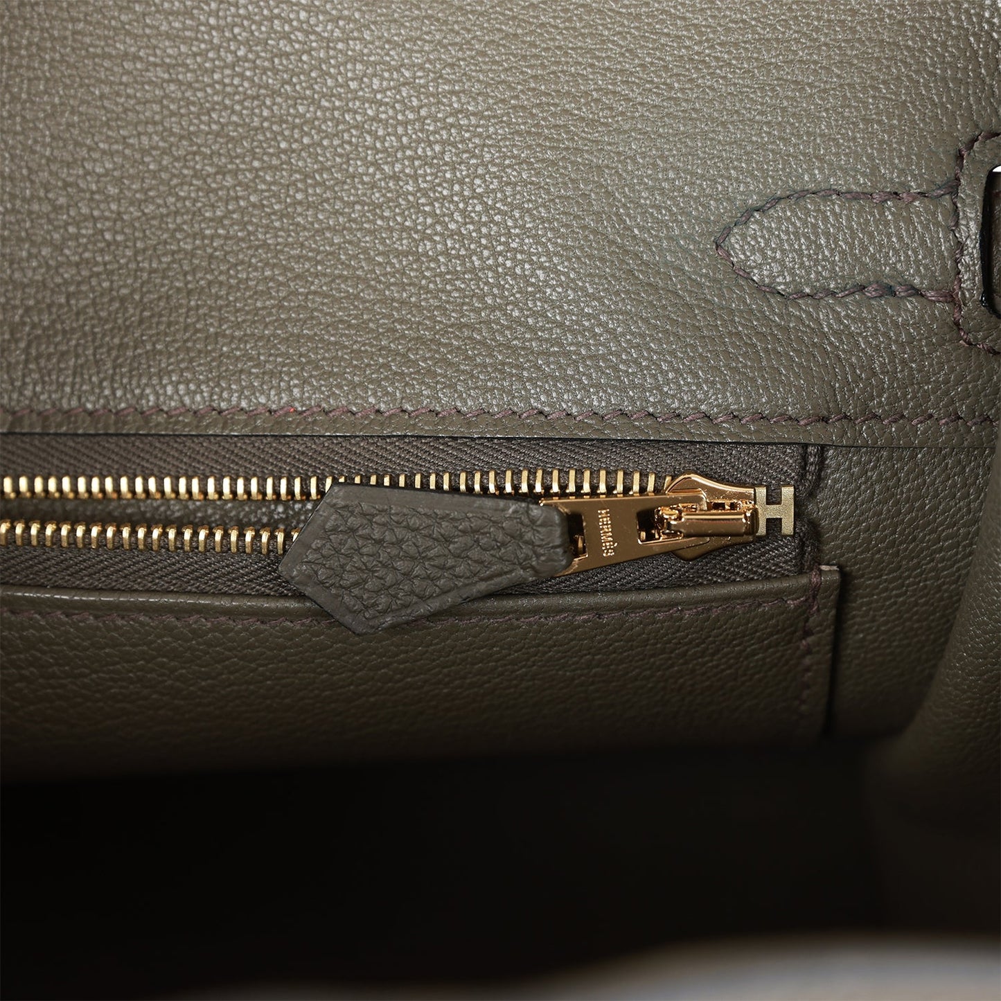 Luxury Hermes Birkin 25 Vert de Gris Togo Gold Hardware