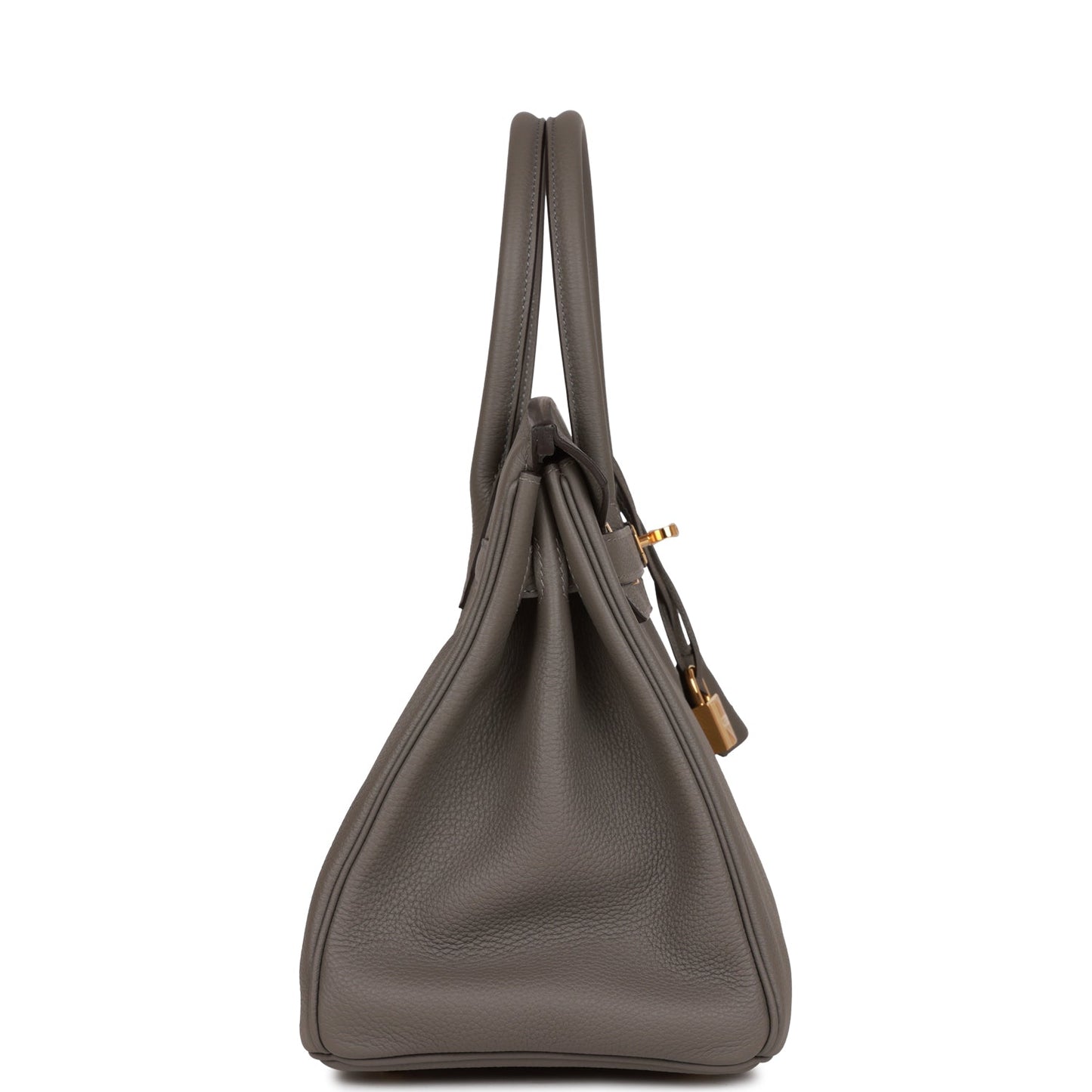 Luxury Hermes Birkin 30 Gris Meyer Togo Gold Hardware