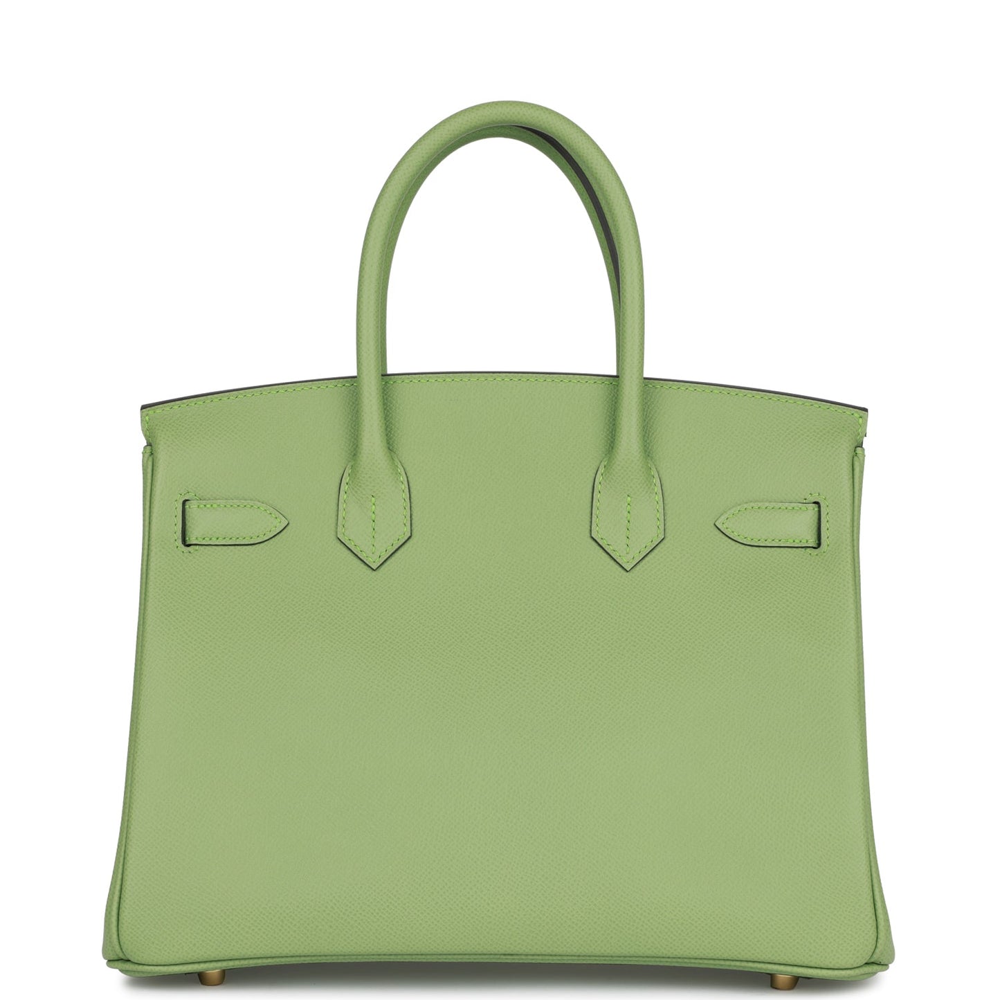 Luxury Hermes Birkin 30 Vert Criquet Epsom Gold Hardware