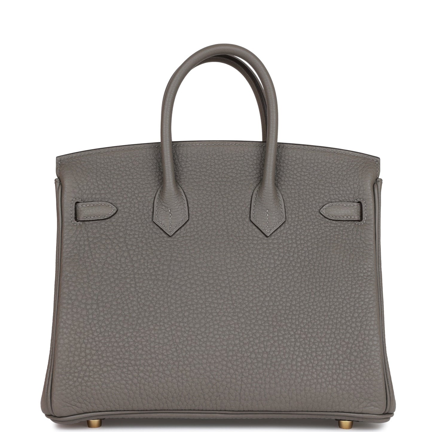 Luxury Hermes Birkin 25 Gris Meyer Togo Gold Hardware
