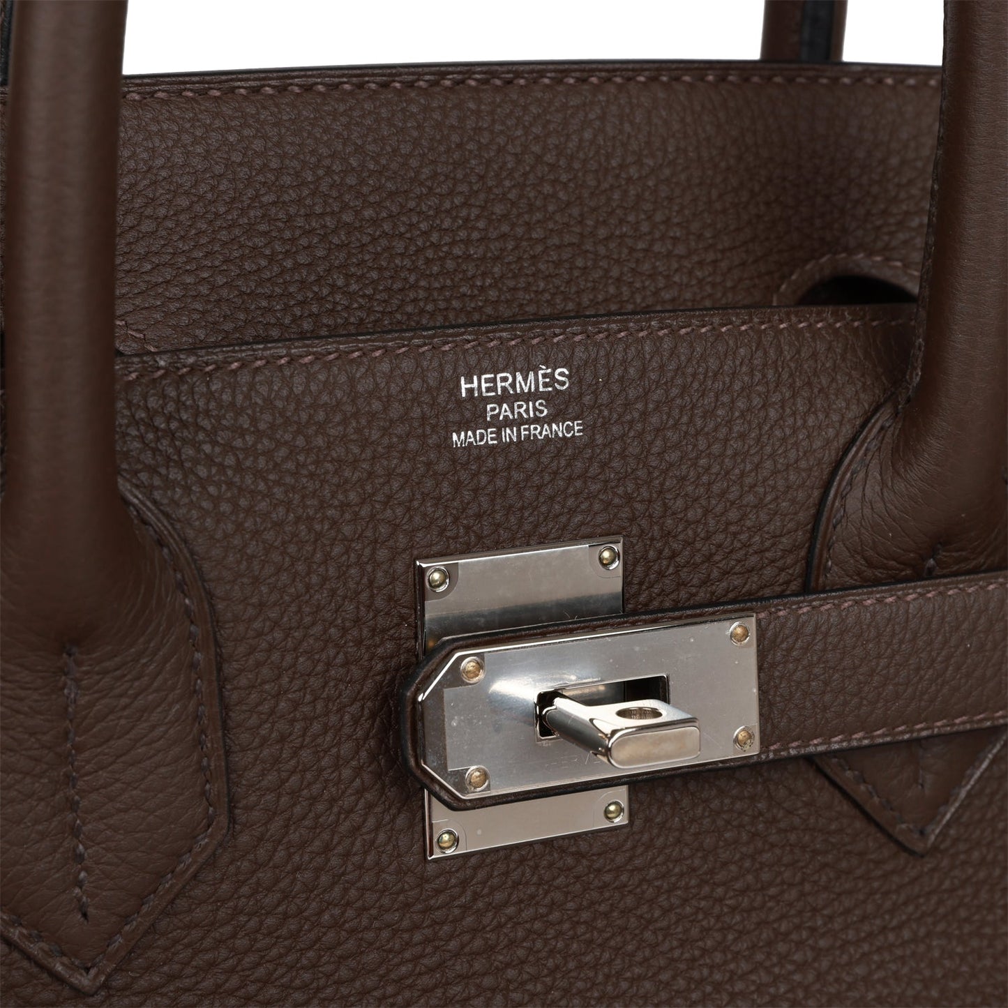 Luxury Hermes Western HAC Birkin 40 Ebene Togo Palladium Hardware