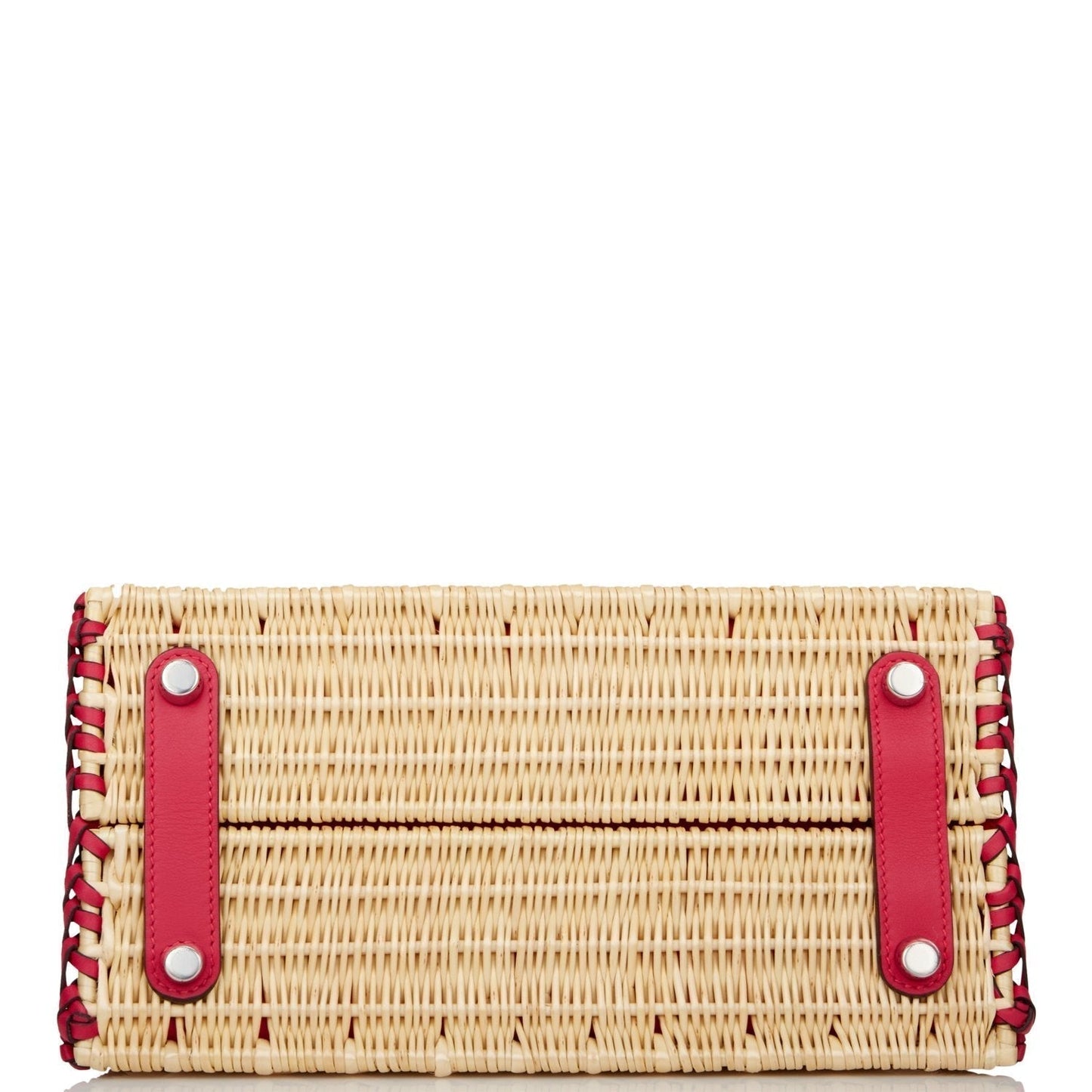 Luxury Hermes Picnic Sellier Birkin 25 Framboise Swift Palladium Hardware
