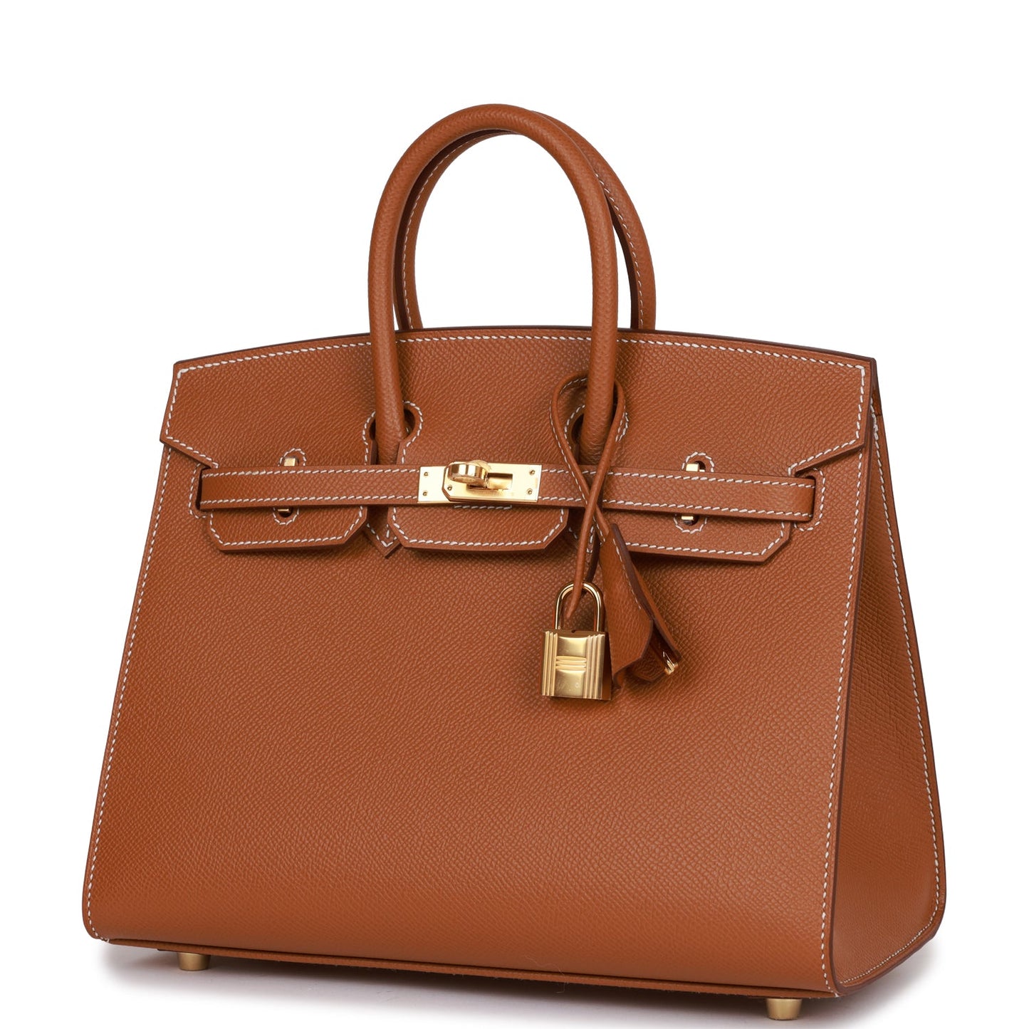 Luxury Hermes Birkin Sellier 25 Gold Epsom Gold Hardware