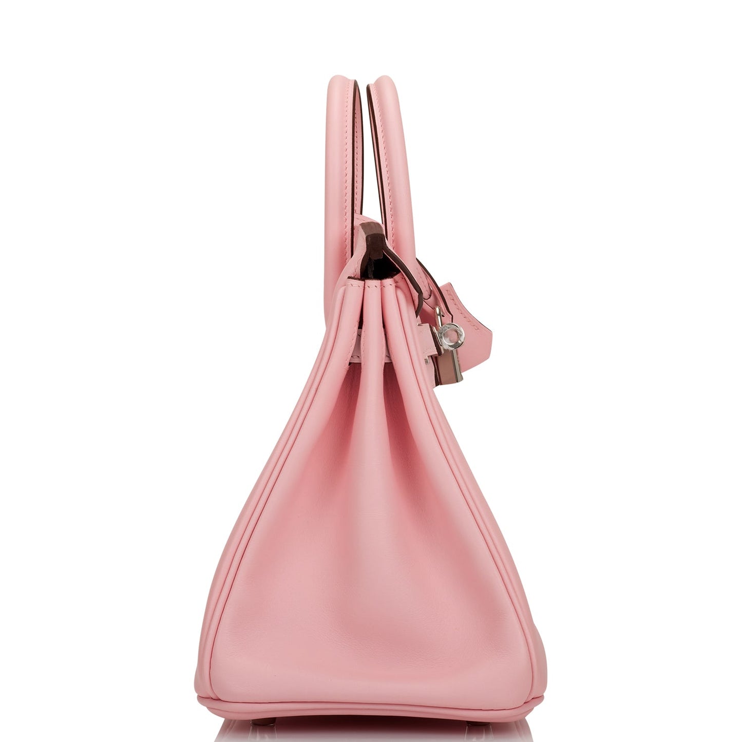 Luxury Hermes Birkin 25 Rose Sakura Jonathan Palladium Hardware