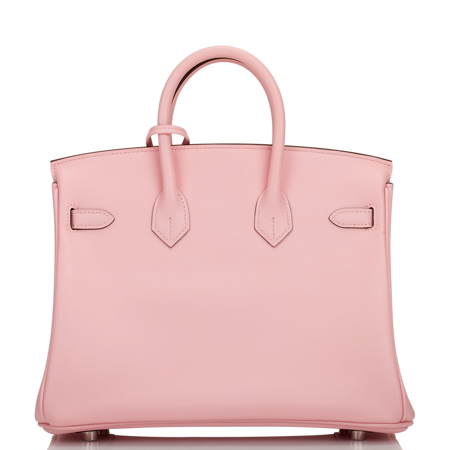 Luxury Hermes Birkin 25 Rose Sakura Jonathan Palladium Hardware