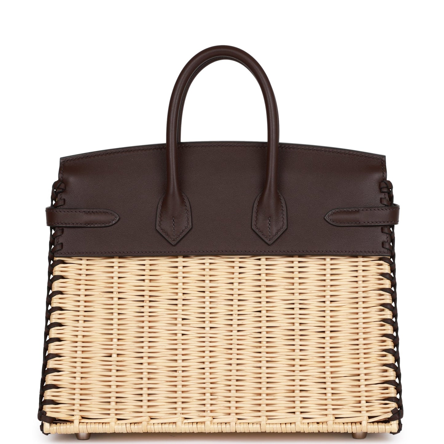 Luxury Hermes Picnic Sellier Birkin 25 Rouge Sellier Swift Palladium Hardware