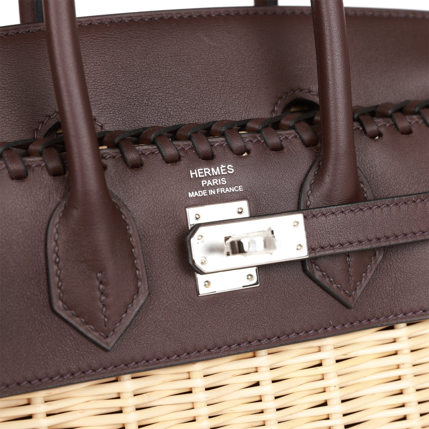 Luxury Hermes Picnic Sellier Birkin 25 Rouge Sellier Swift Palladium Hardware