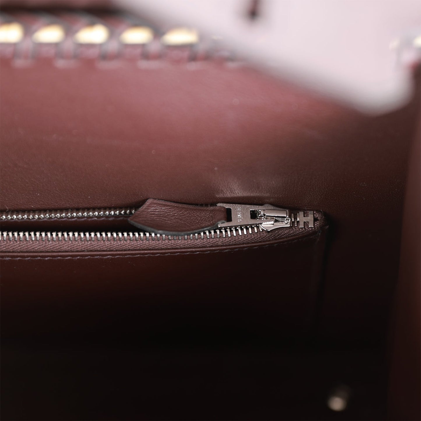 Luxury Hermes Picnic Sellier Birkin 25 Rouge Sellier Swift Palladium Hardware