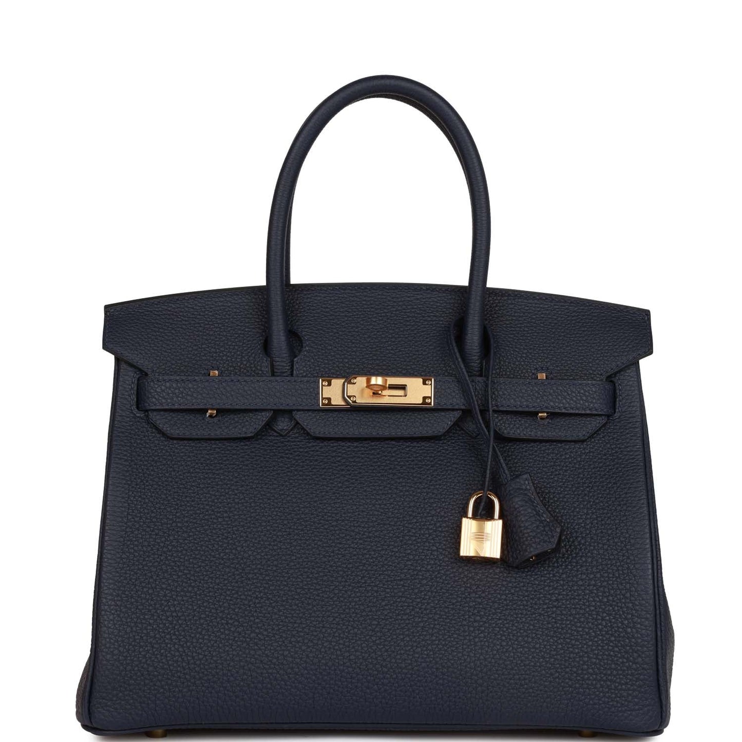 Luxury Hermes Birkin 30 Bleu Nuit Togo Gold Hardware