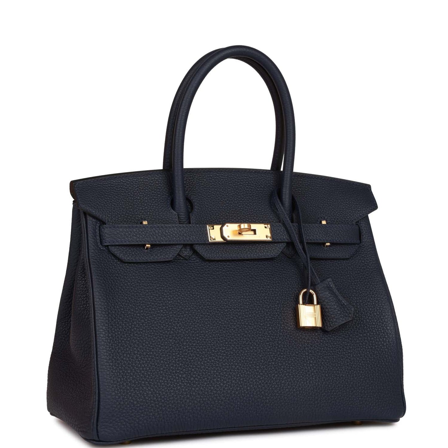 Luxury Hermes Birkin 30 Bleu Nuit Togo Gold Hardware