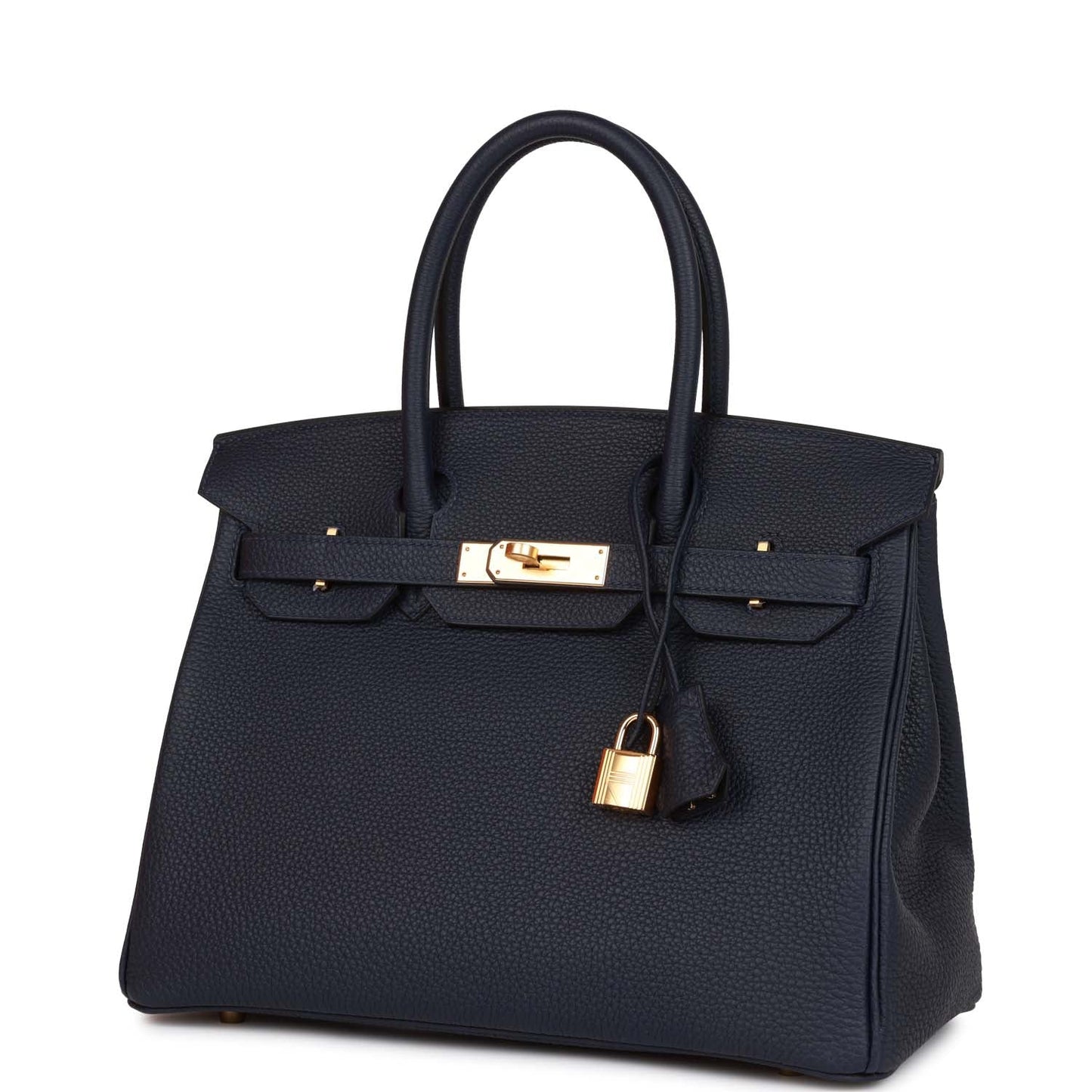 Luxury Hermes Birkin 30 Bleu Nuit Togo Gold Hardware