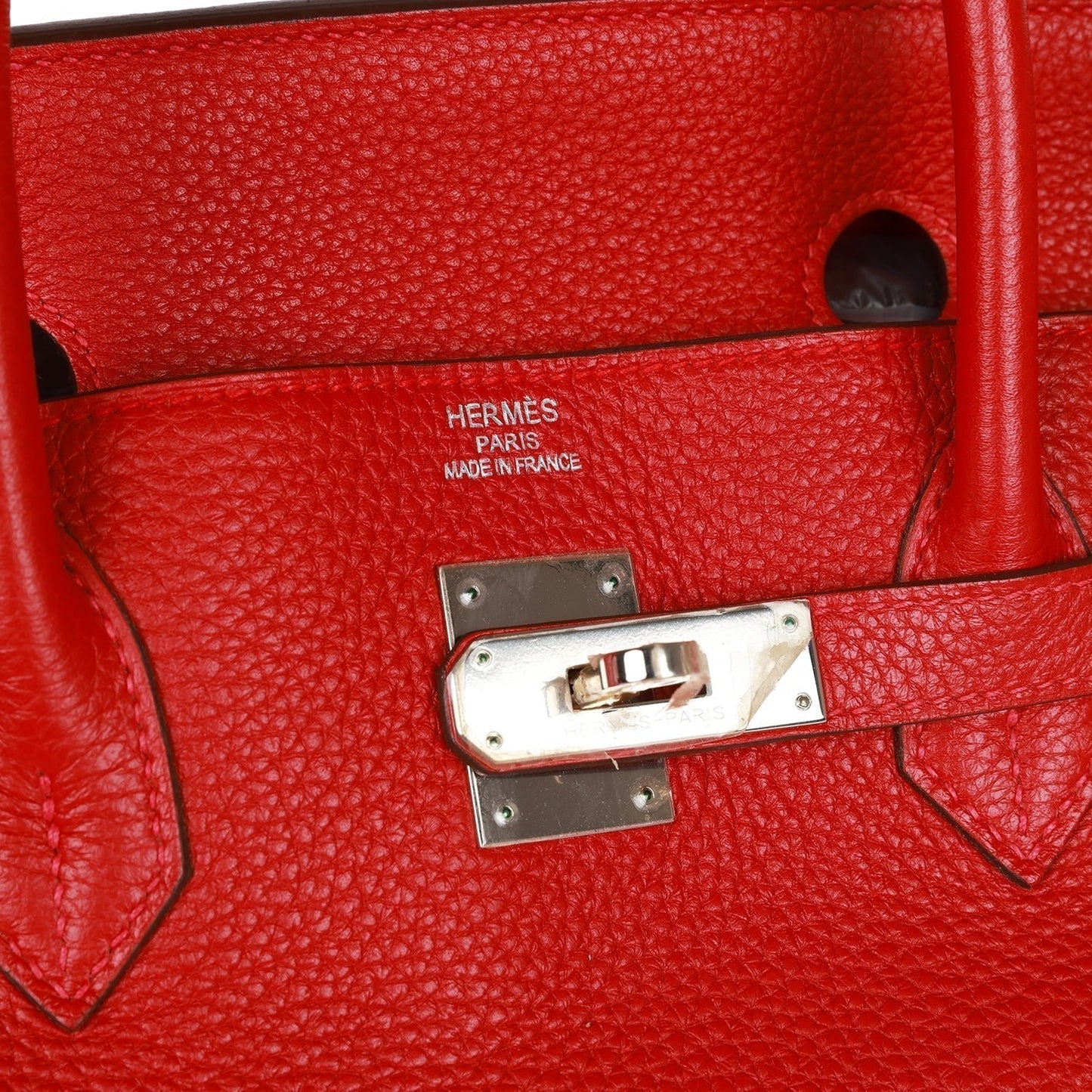 Top Quality Luxury Hermes Birkin 40 Rouge Casaque Togo Palladium Hardware