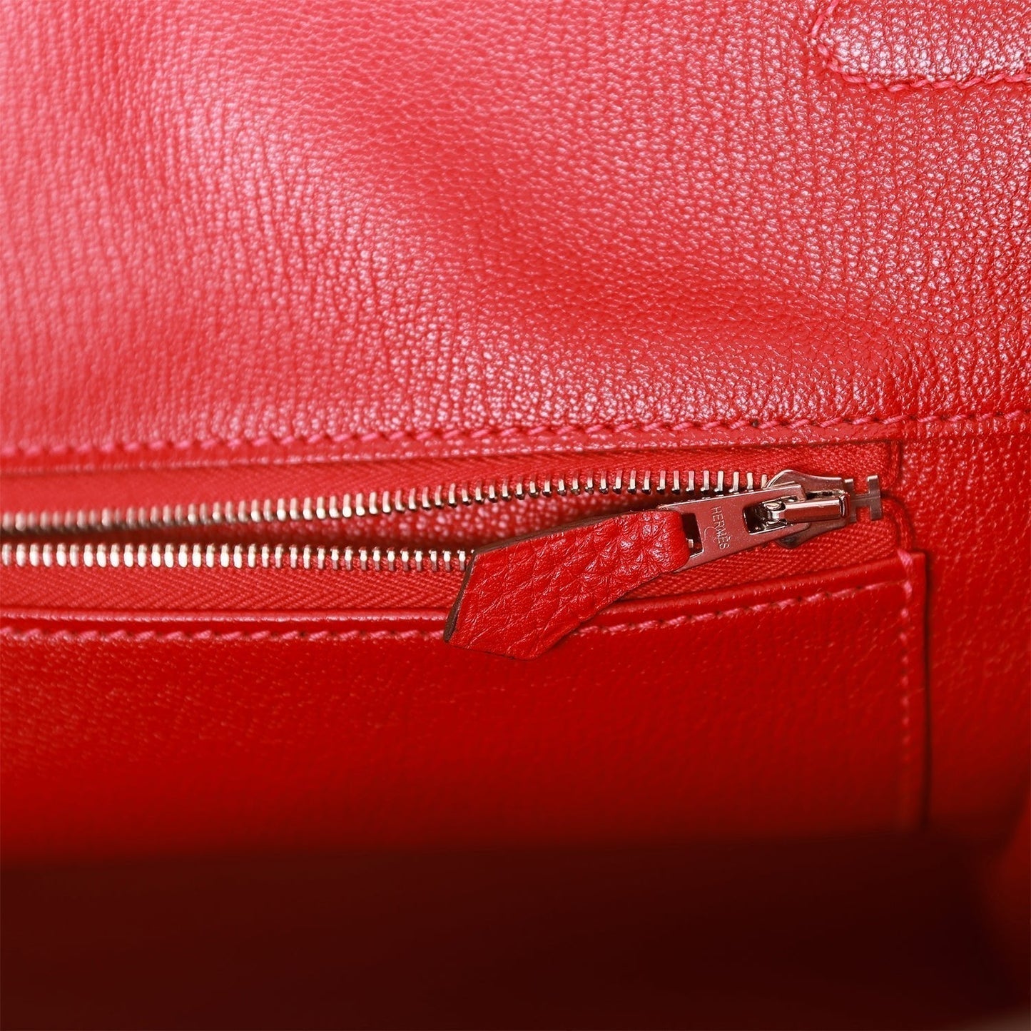 Top Quality Luxury Hermes Birkin 40 Rouge Casaque Togo Palladium Hardware