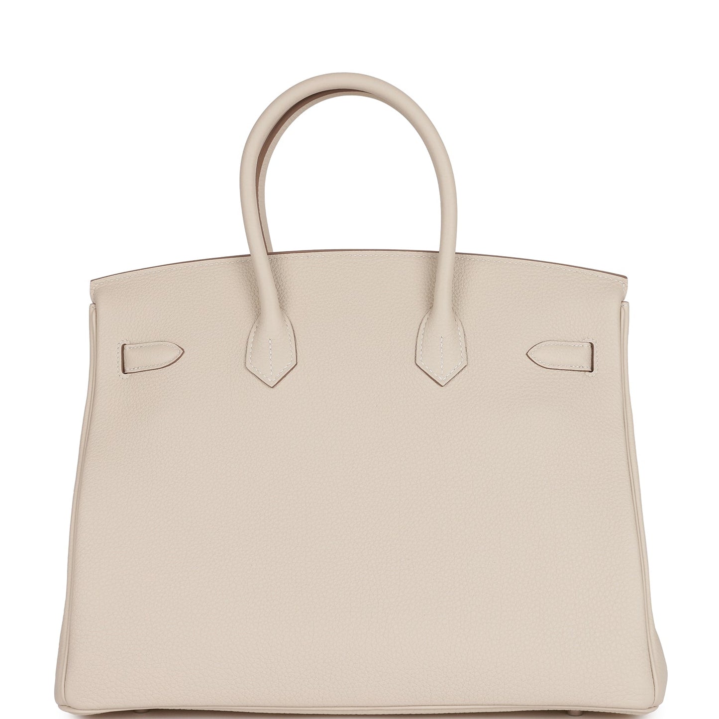 Luxury Hermes Birkin 35 Craie Togo Palladium Hardware
