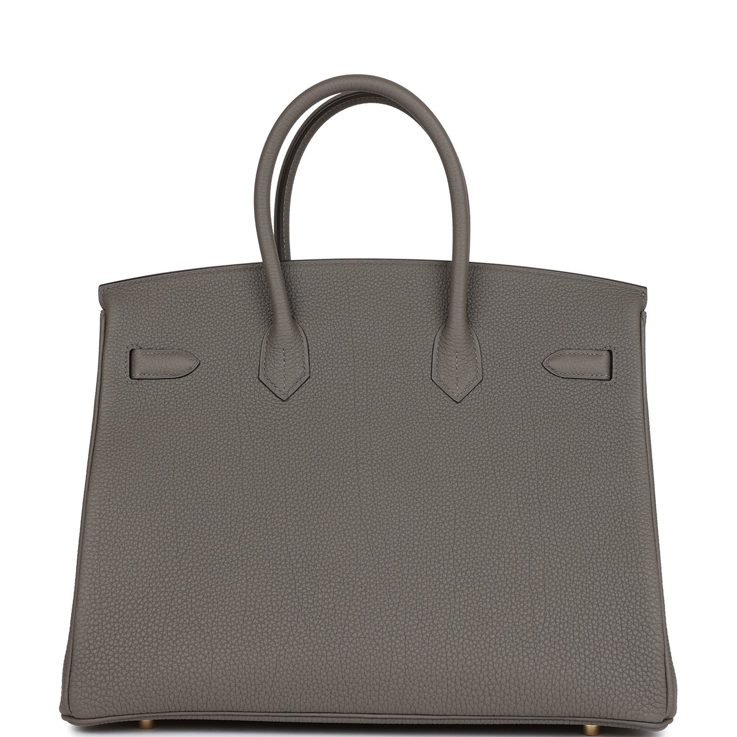 Luxury Hermes Birkin 35 Gris Meyer Togo Gold Hardware