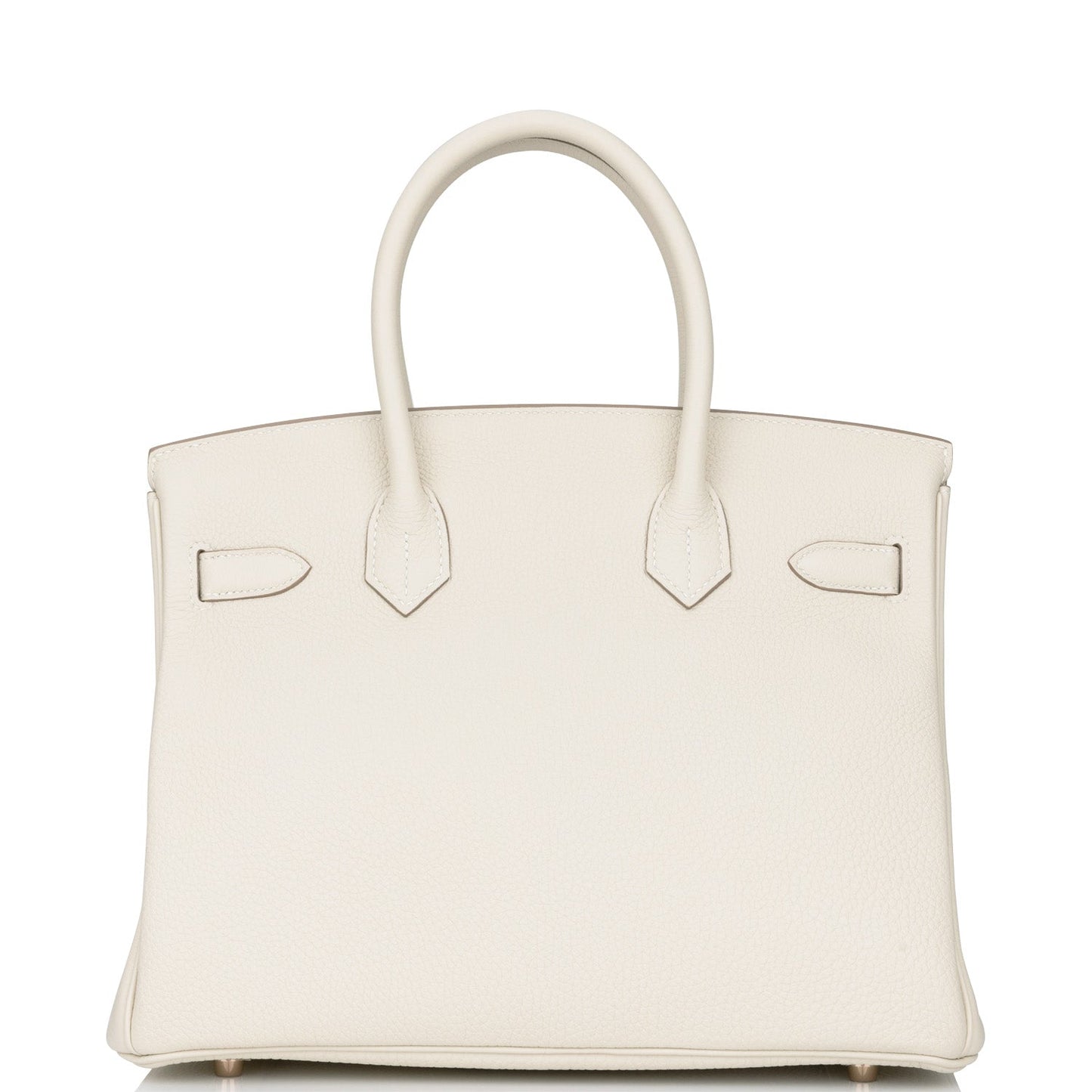 Luxury Hermes Birkin 30 Craie Togo Rose Gold Hardware