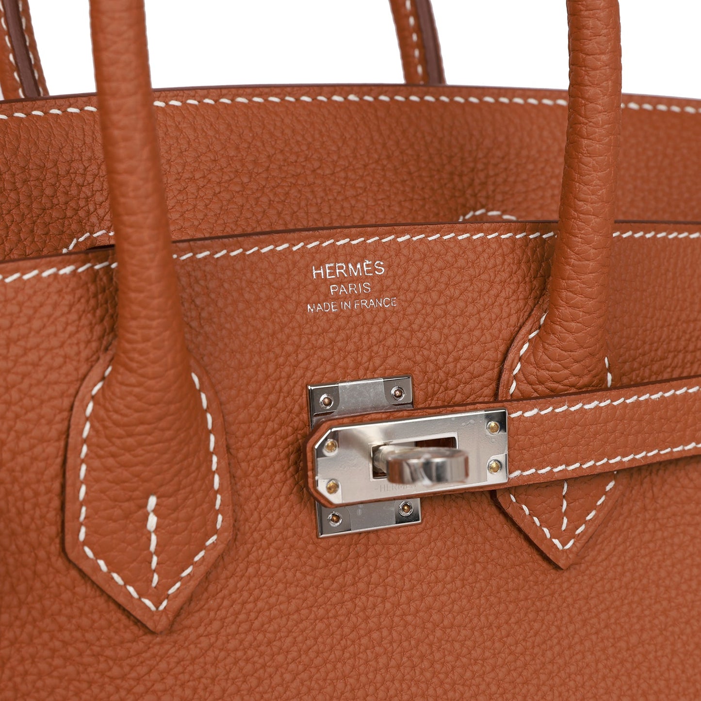 Luxury Hermes Birkin 25 Gold Togo Palladium Hardware