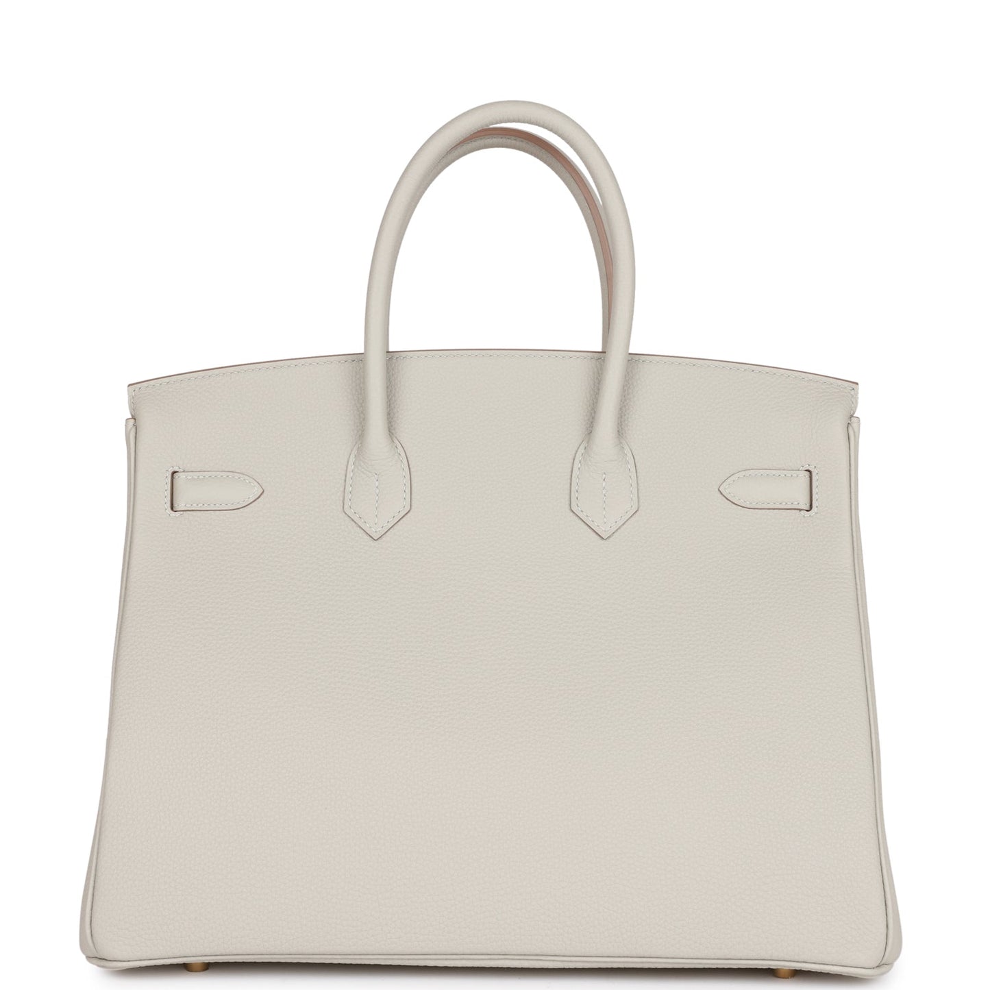Luxury Hermes Birkin 35 Gris Perle Togo Gold Hardware