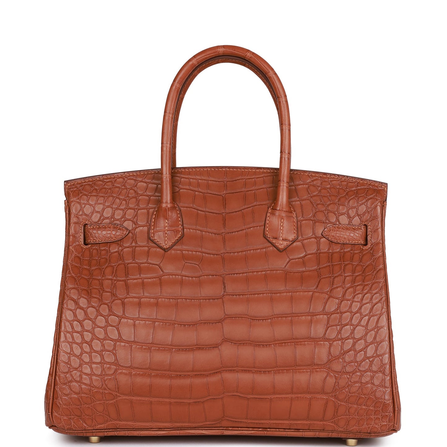 Luxury Hermes Birkin 30 Gold Matte Alligator Gold Hardware