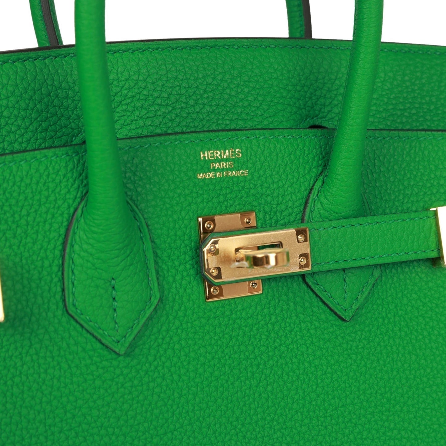 Luxury Hermes Birkin 25 Bambou Togo Gold Hardware