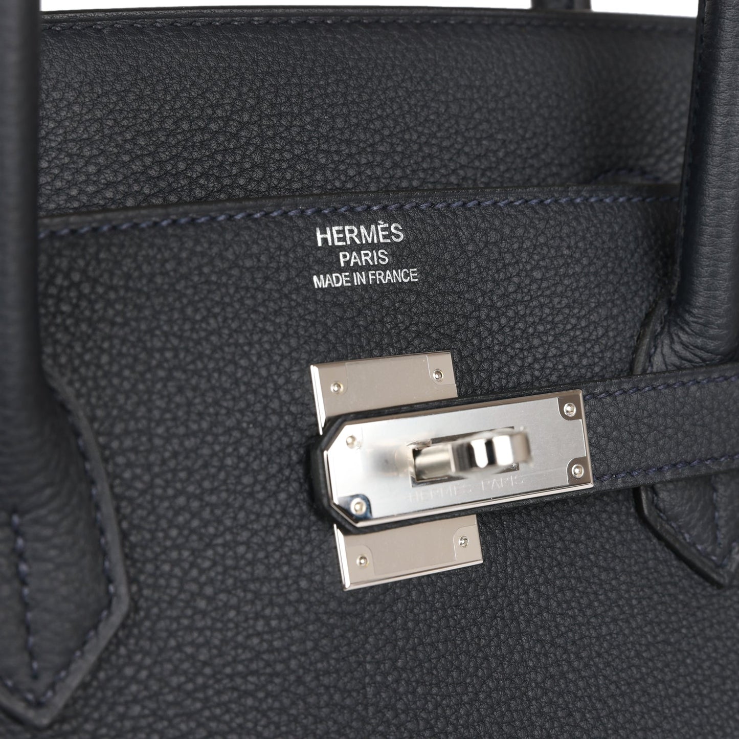 Luxury Hermes Birkin 40 Caban Togo Palladium Hardware