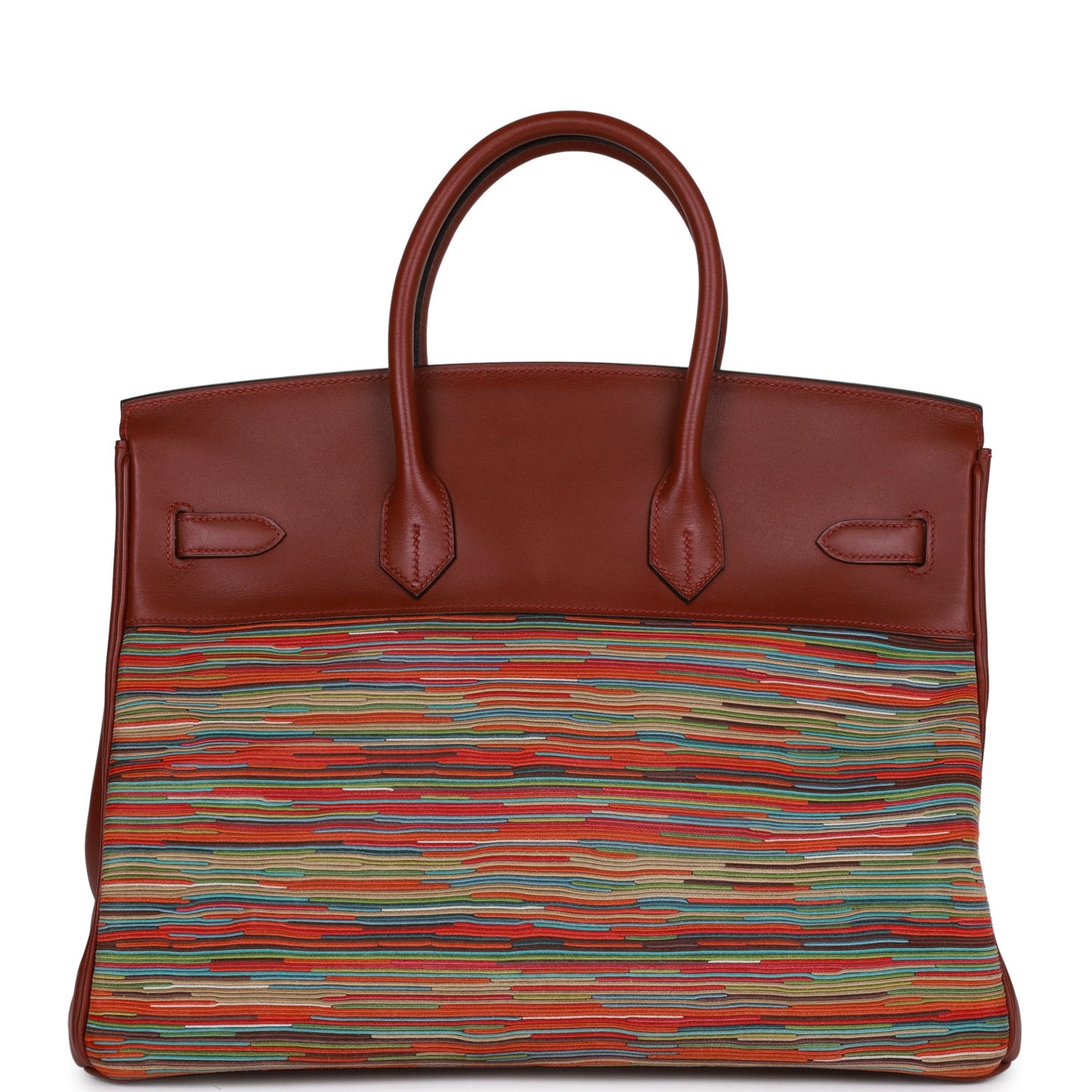 Top Quality Luxury Hermes Birkin 35 Vibrato Rouge H Boxcalf Palladium Hardware