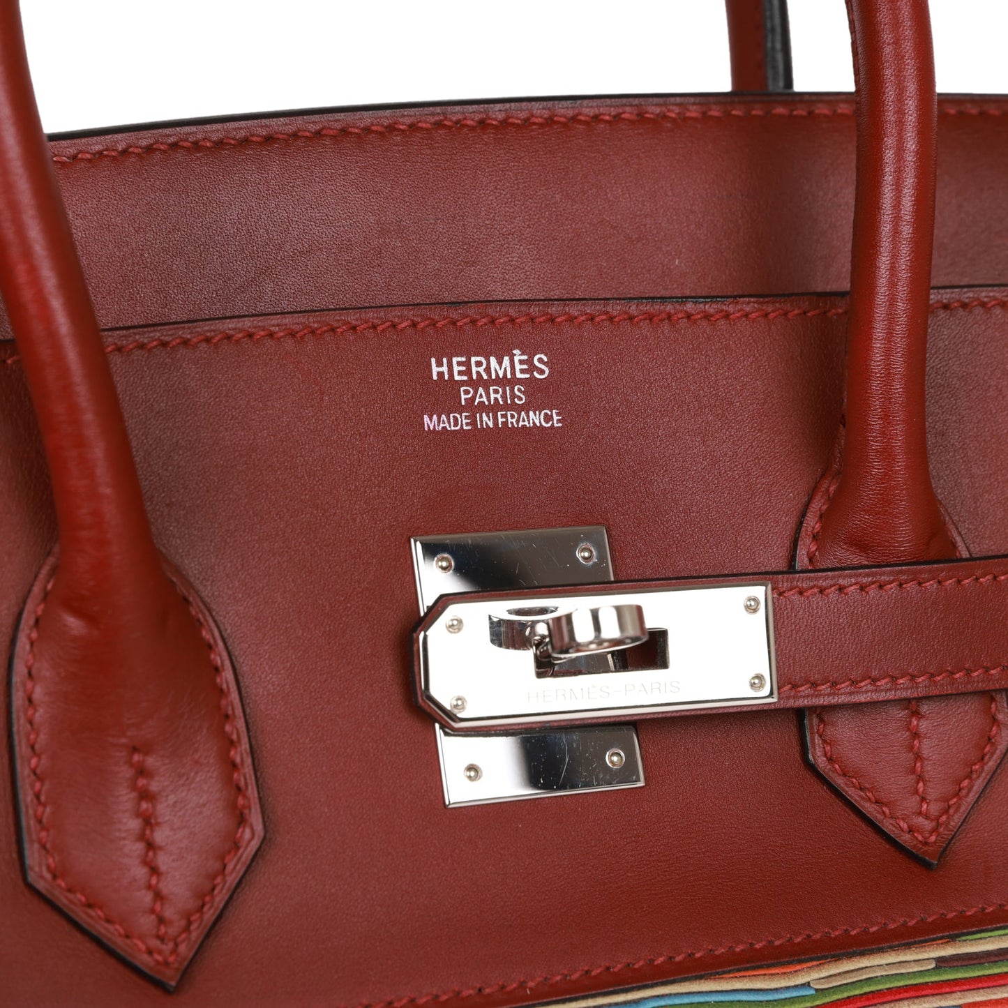 Top Quality Luxury Hermes Birkin 35 Vibrato Rouge H Boxcalf Palladium Hardware